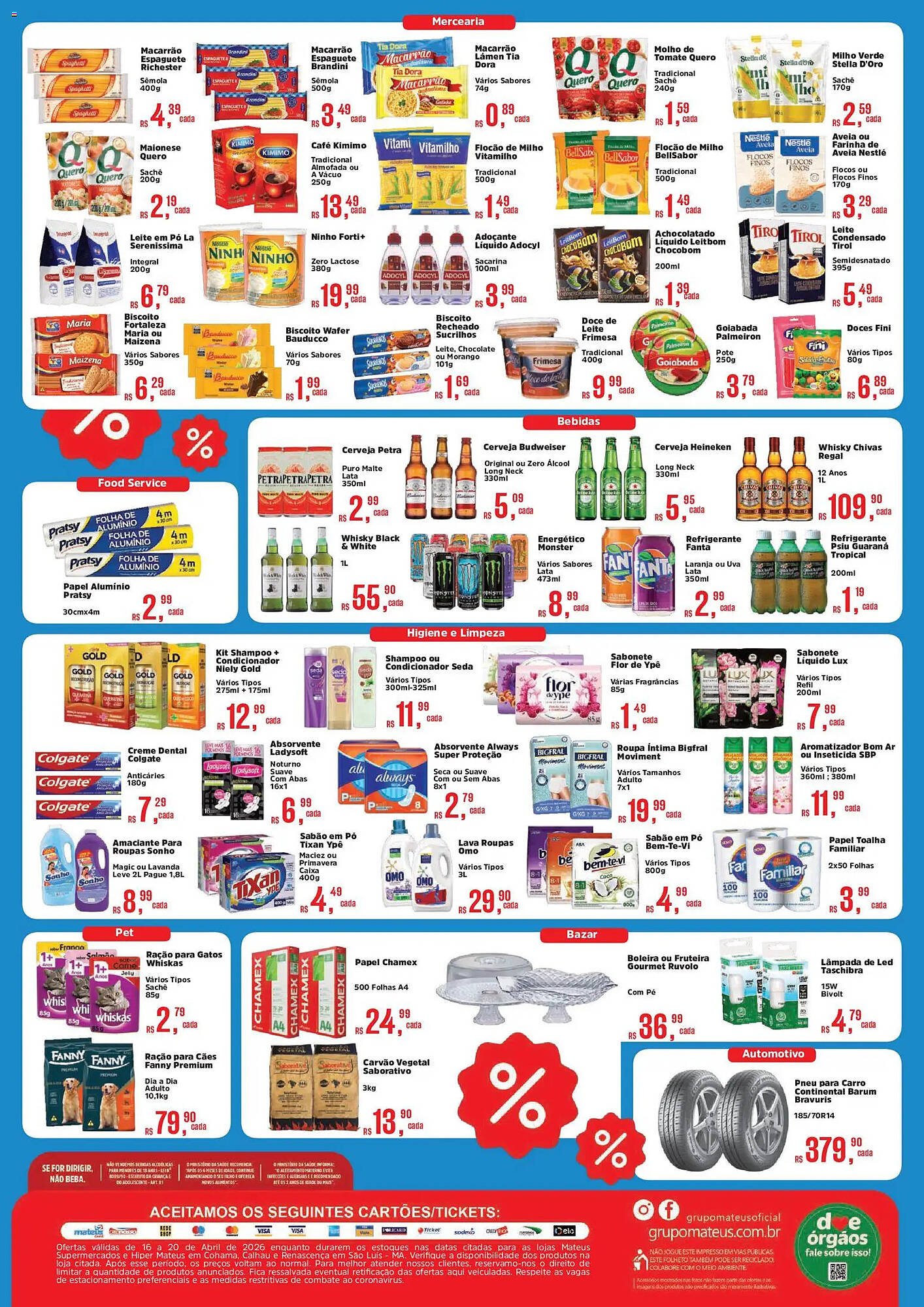 Catálogo Supermercados Mateus (2026-04-16 - 2026-04-20)