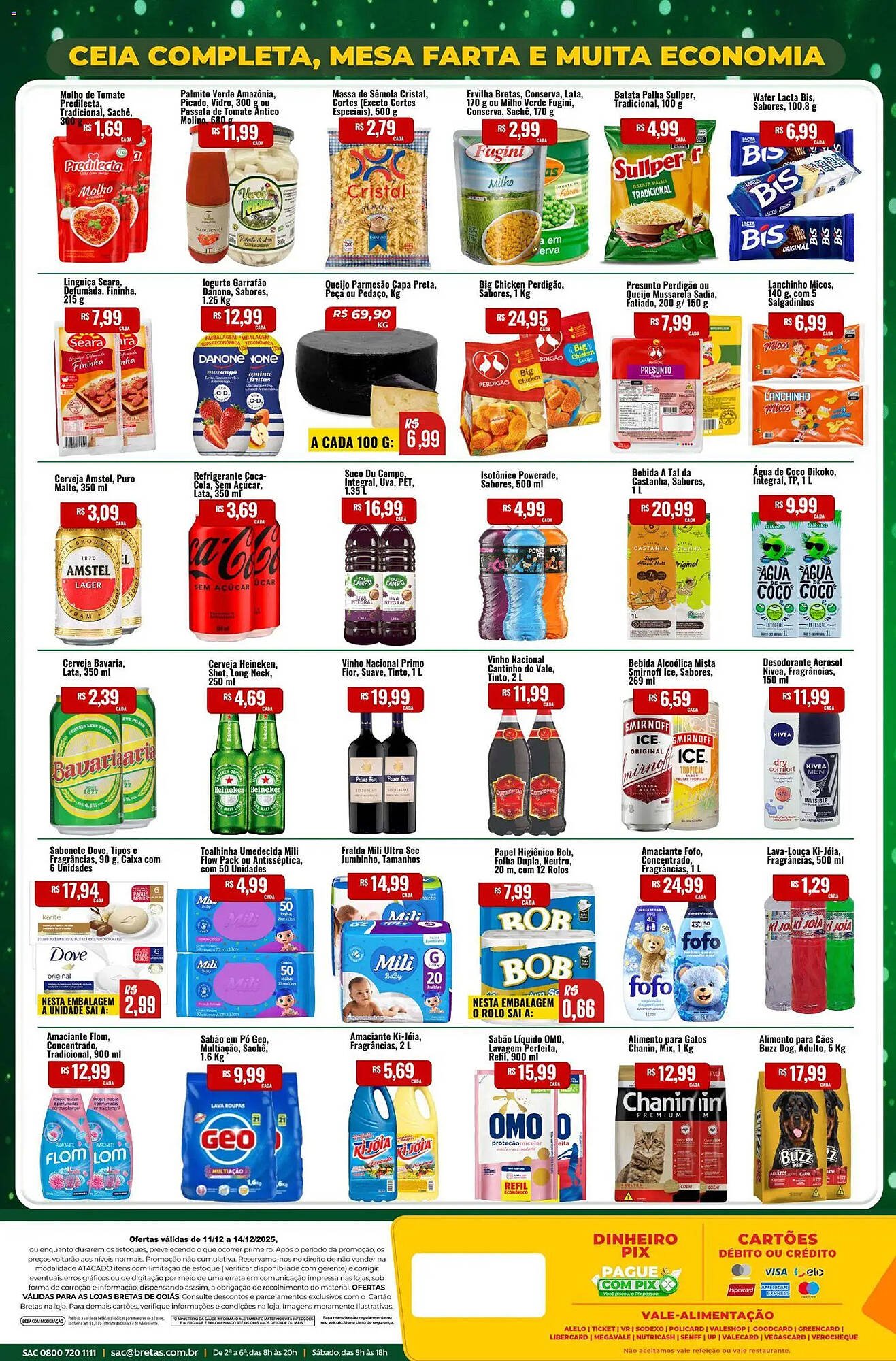 Catálogo Supermercados Bretas (2025-12-11 - 2025-12-14)