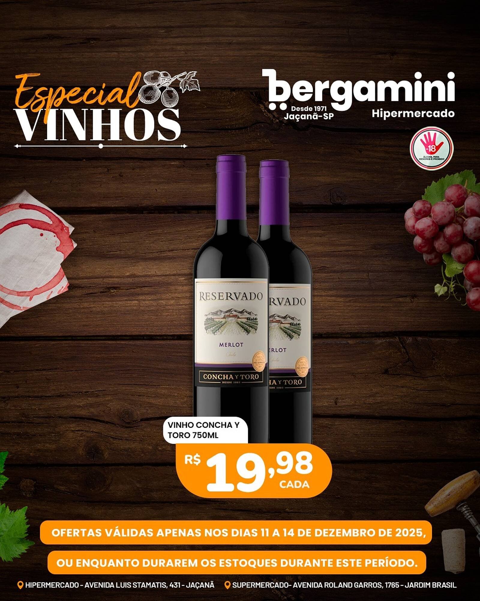 Catálogo Supermercado Bergamini (2025-12-11 - 2025-12-14)