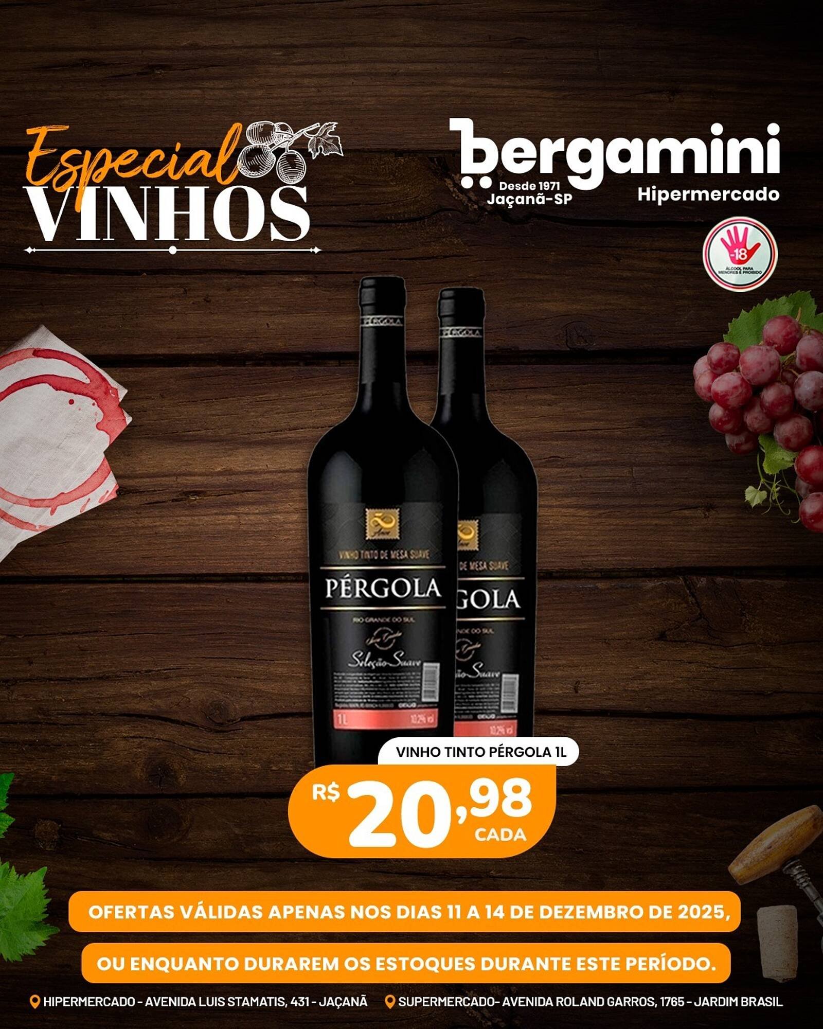 Catálogo Supermercado Bergamini (2025-12-11 - 2025-12-14)