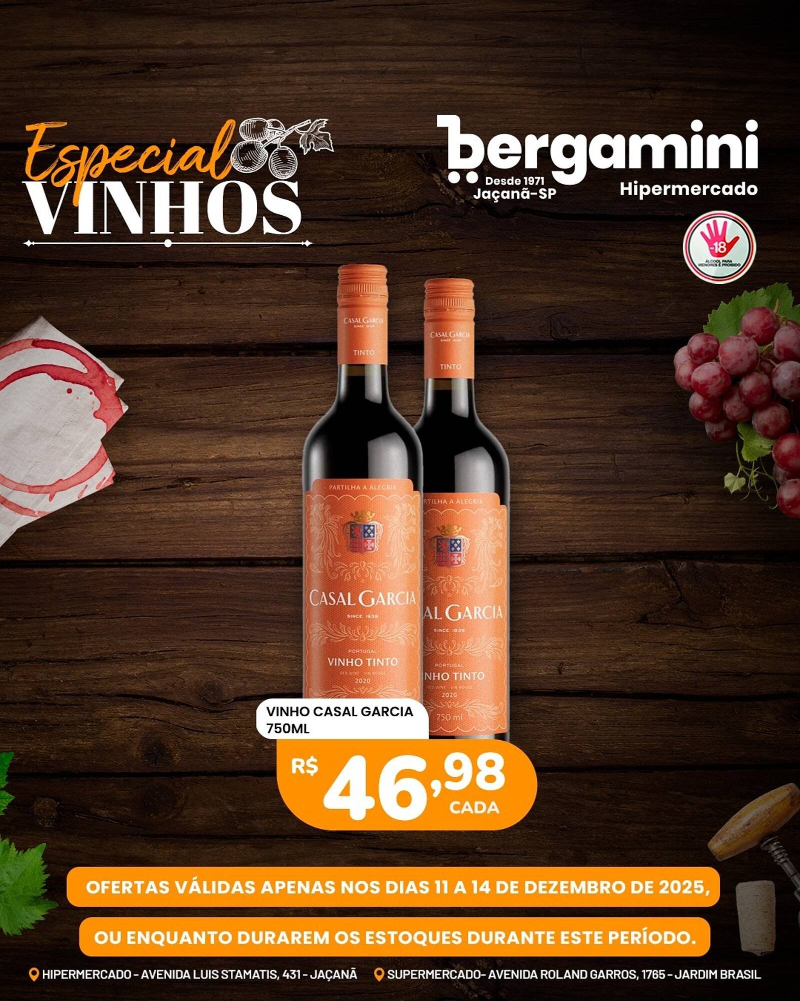 Catálogo Supermercado Bergamini (2025-12-11 - 2025-12-14)