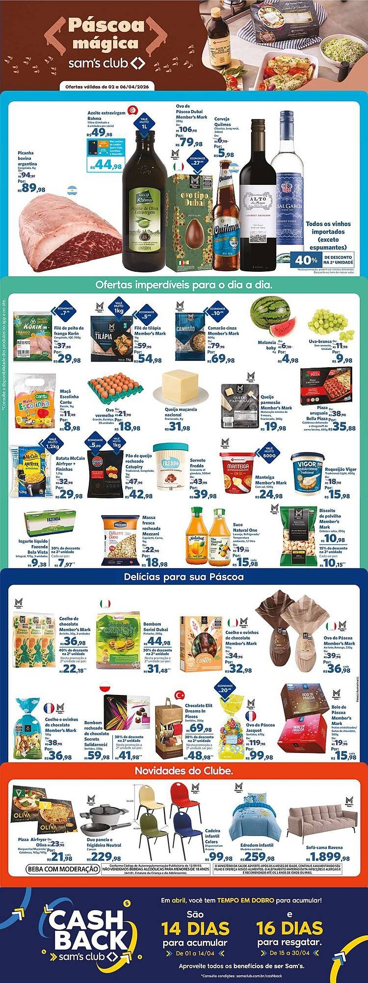 Folheto Sam's Club (2026-04-02 - 2026-04-06)