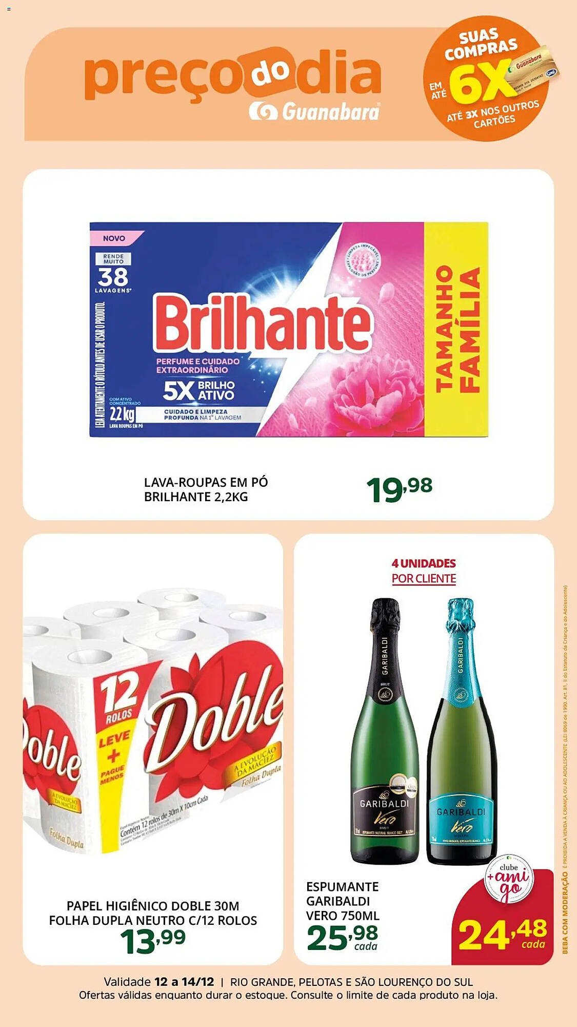 Encarte Supermercados Guanabara (2025-12-12 - 2025-12-14)