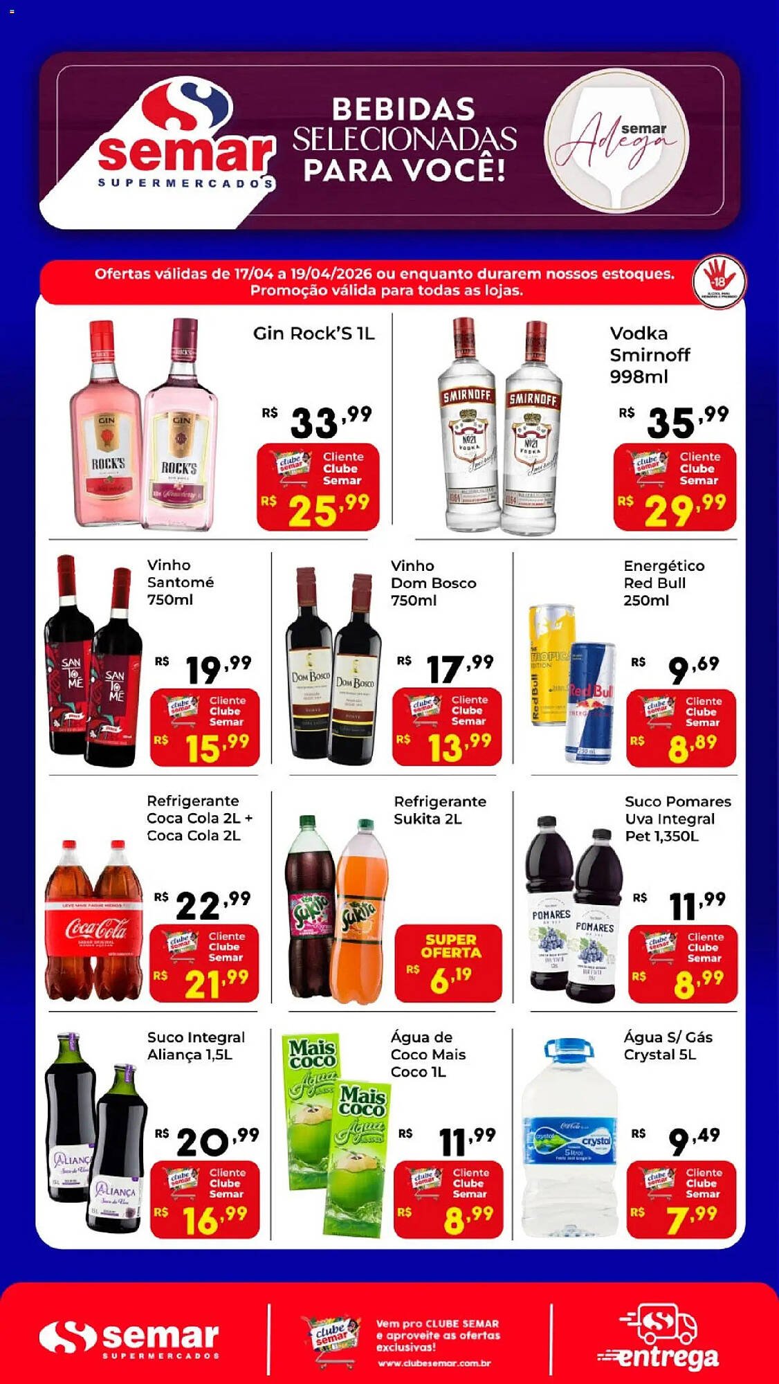 Folheto Semar Supermercado (2026-04-17 - 2026-04-19)