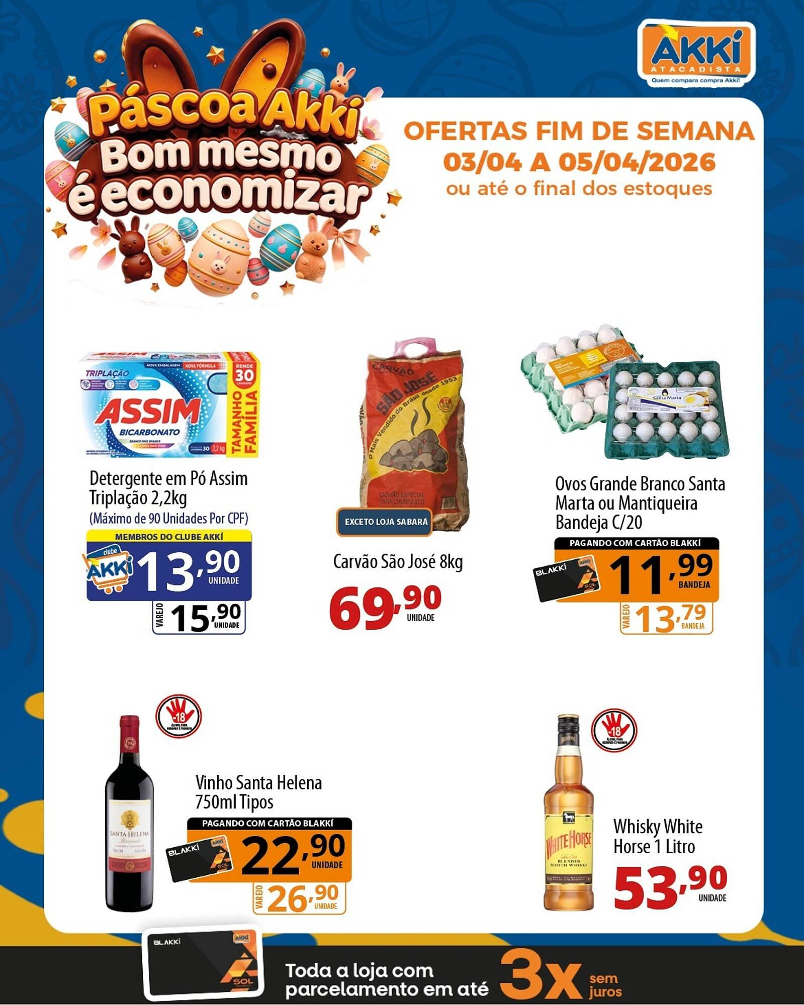 Folheto Akki Atacadista (2026-04-03 - 2026-04-05)
