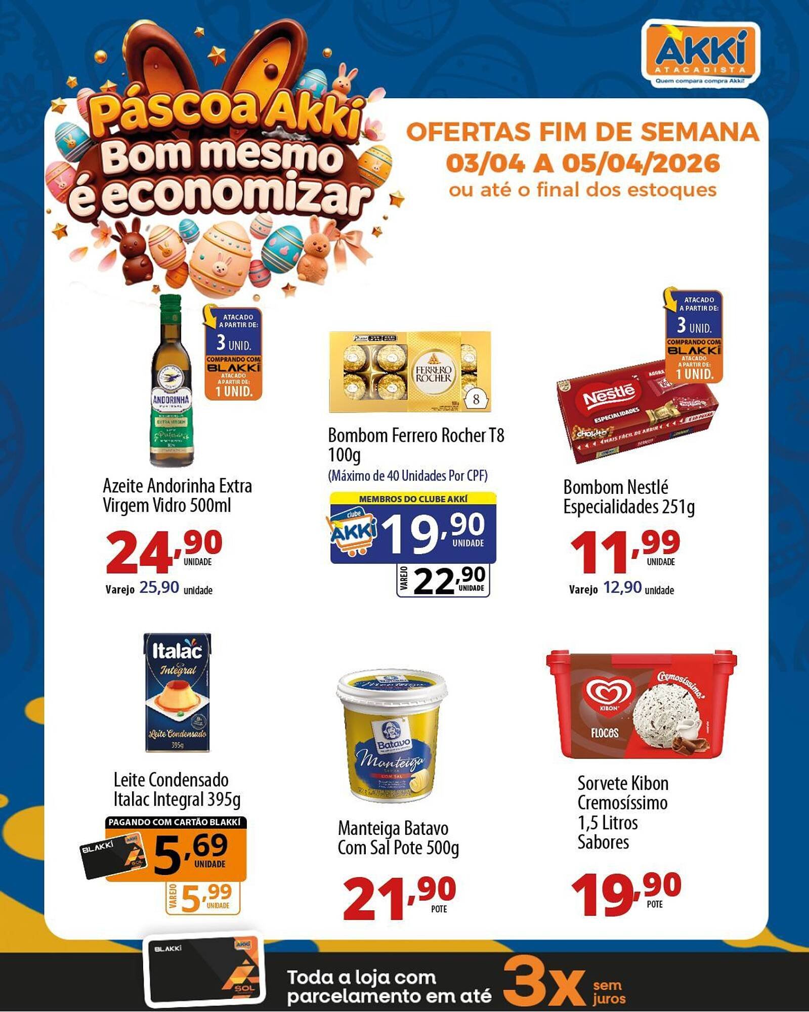 Folheto Akki Atacadista (2026-04-03 - 2026-04-05)