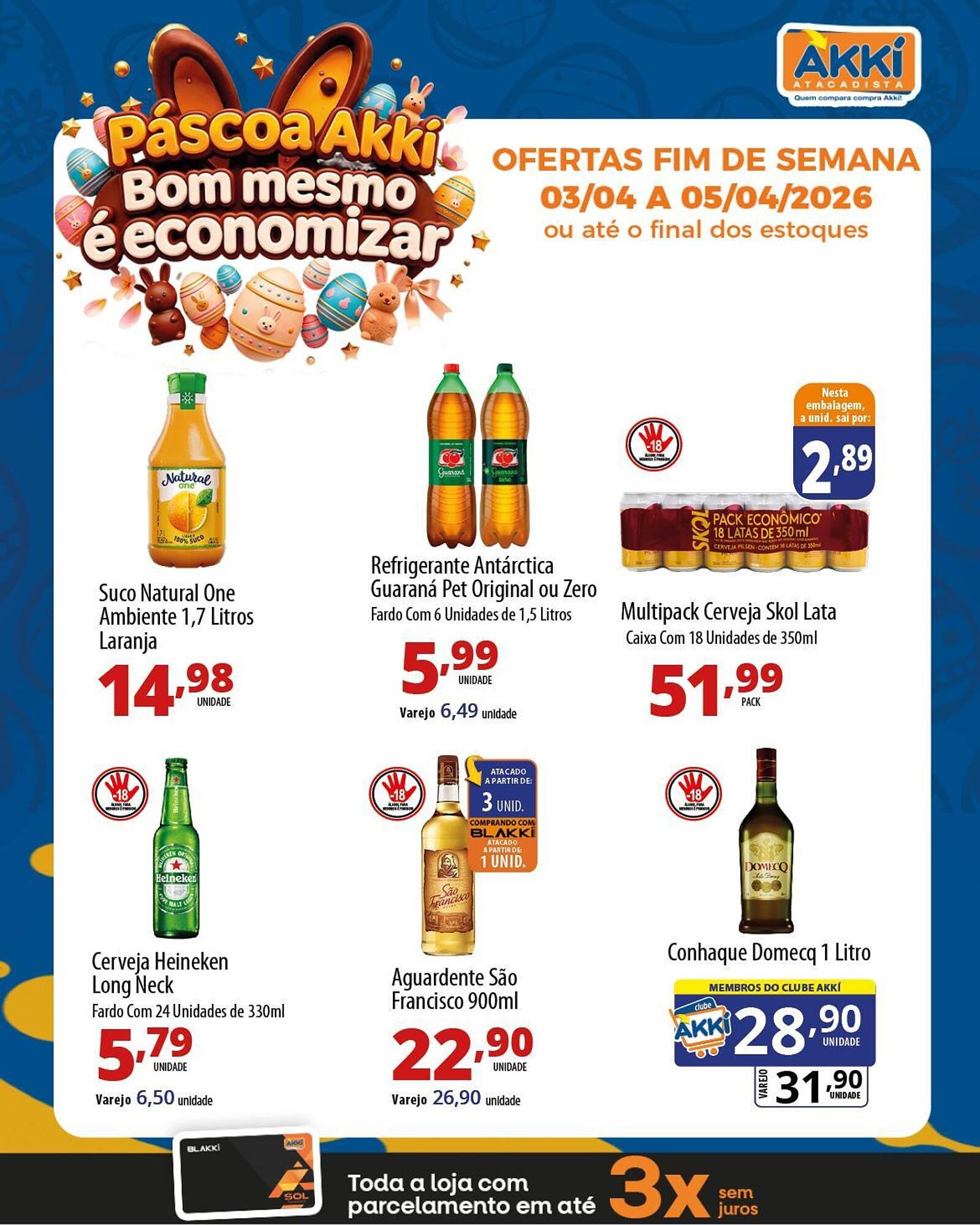 Folheto Akki Atacadista (2026-04-03 - 2026-04-05)