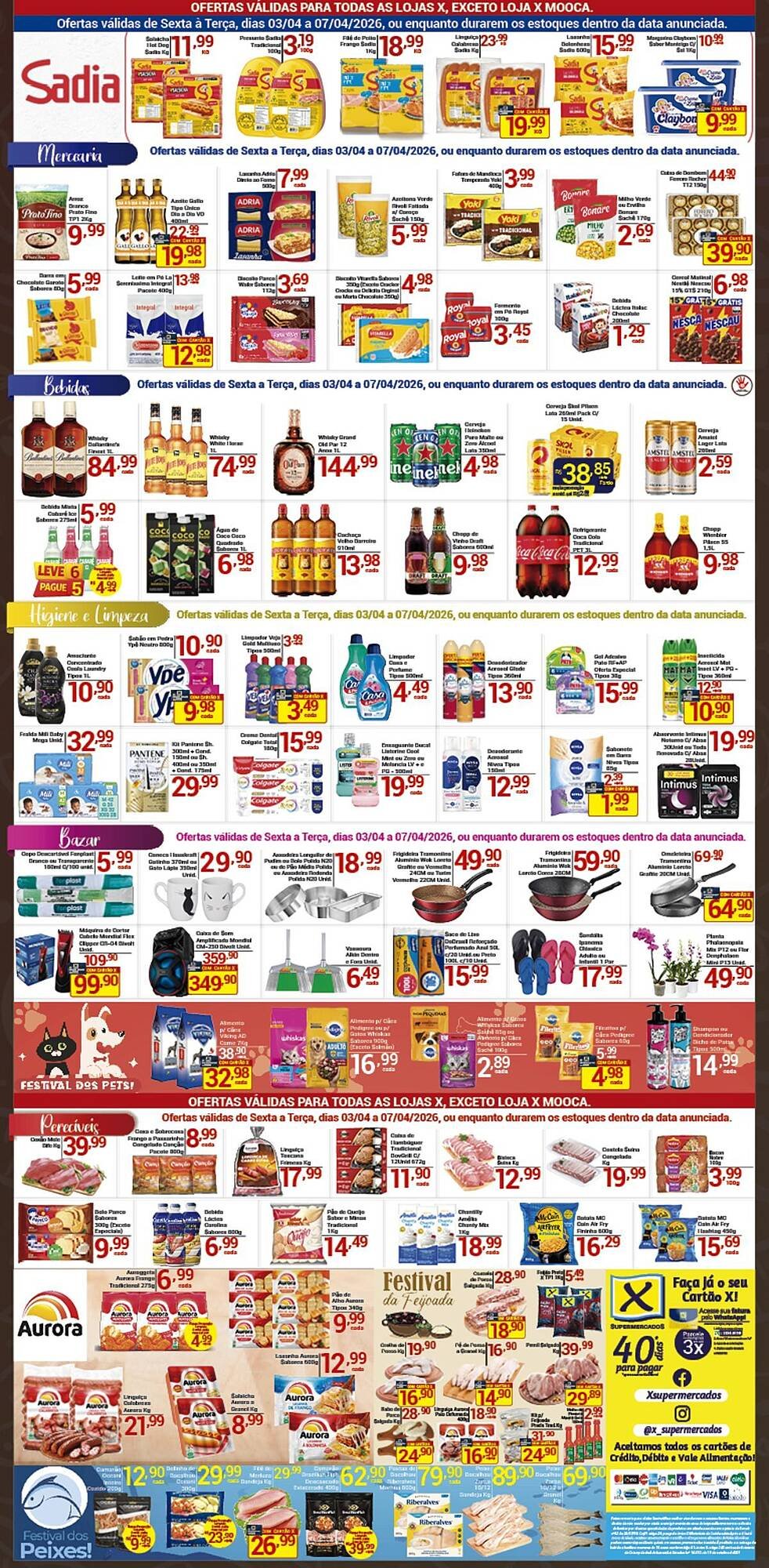 Folheto X Supermercados (2026-04-03 - 2026-04-07)