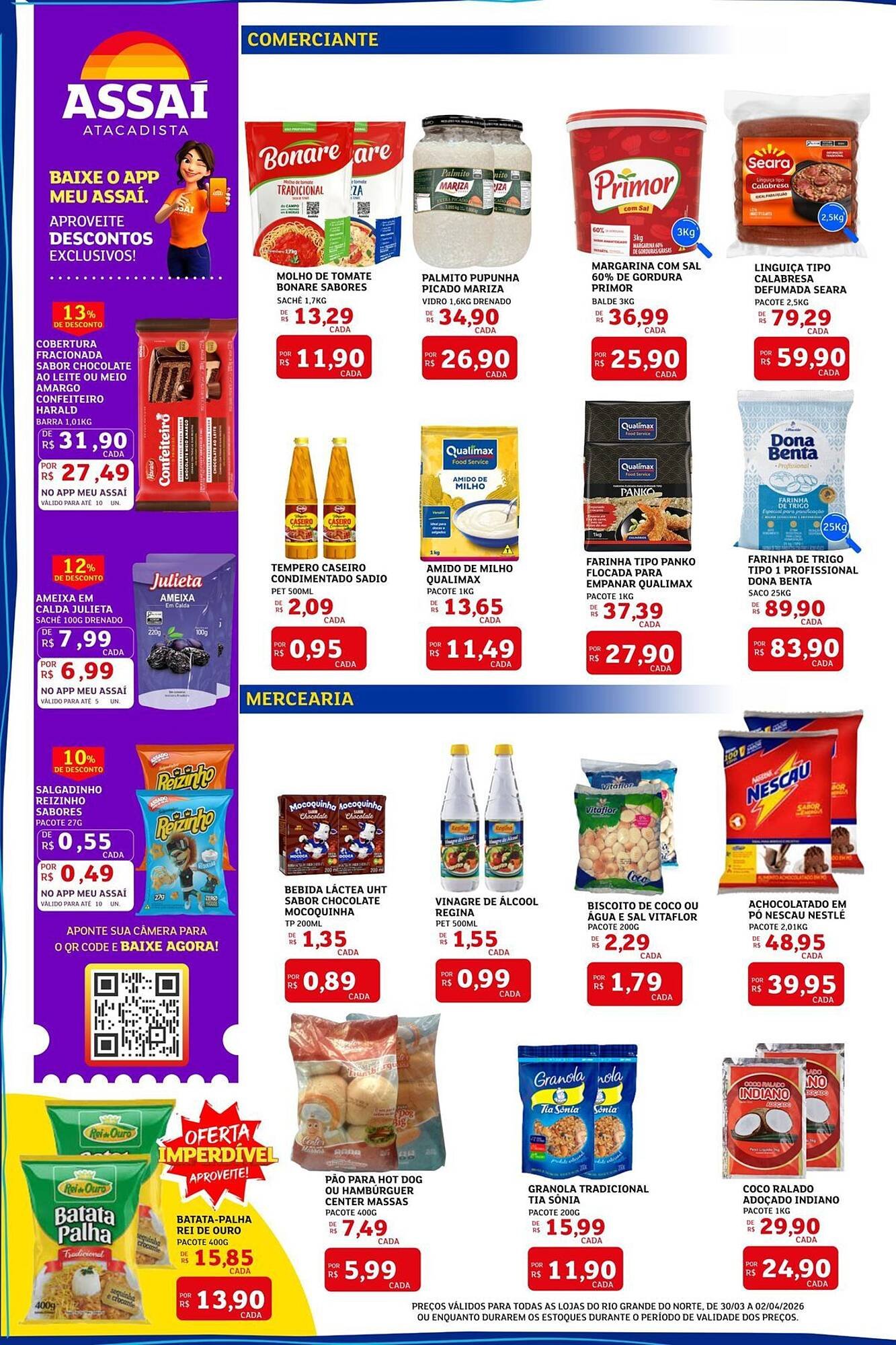 Encarte Assaí Atacadista (2026-03-30 - 2026-04-02)