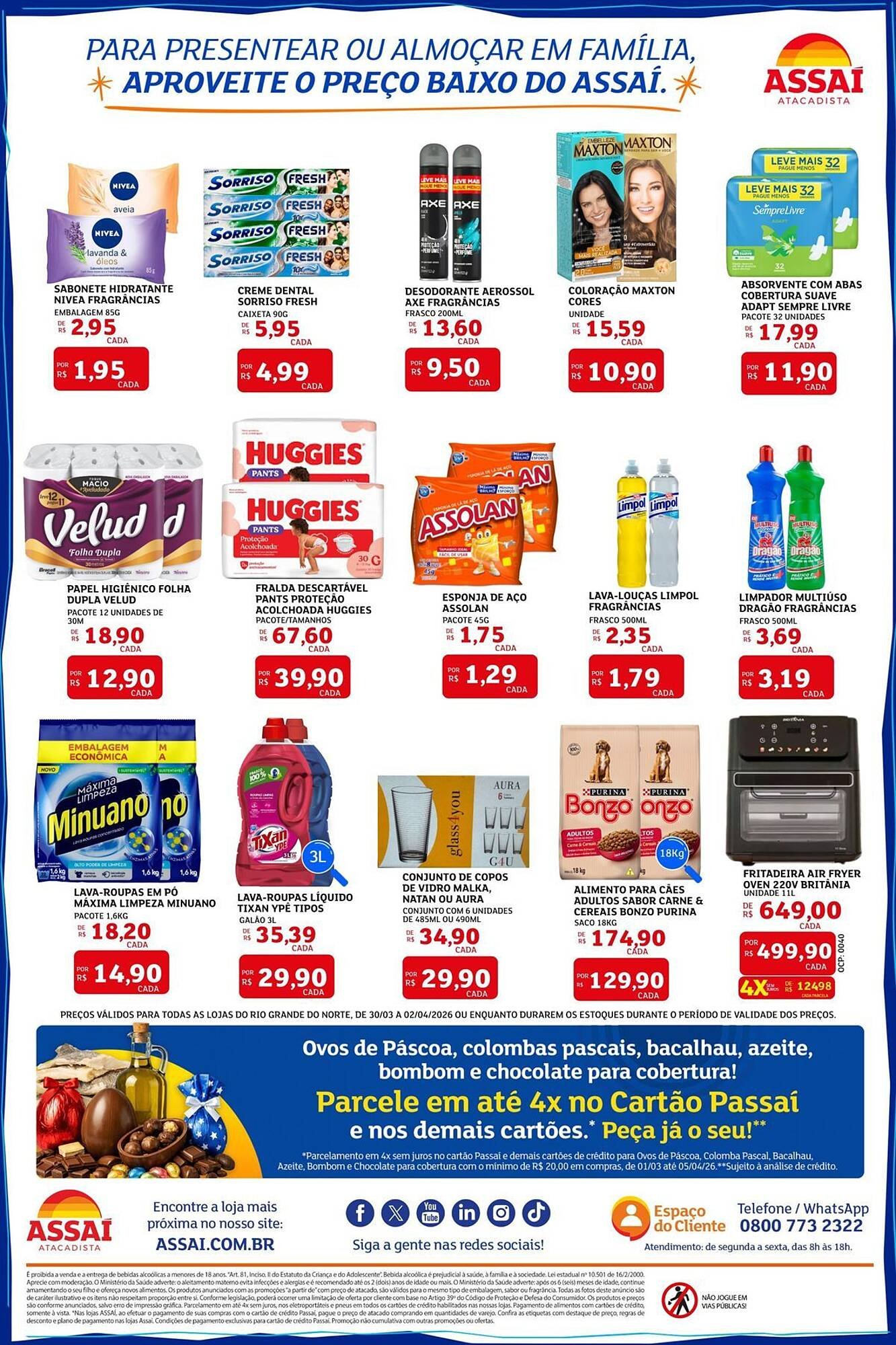 Encarte Assaí Atacadista (2026-03-30 - 2026-04-02)