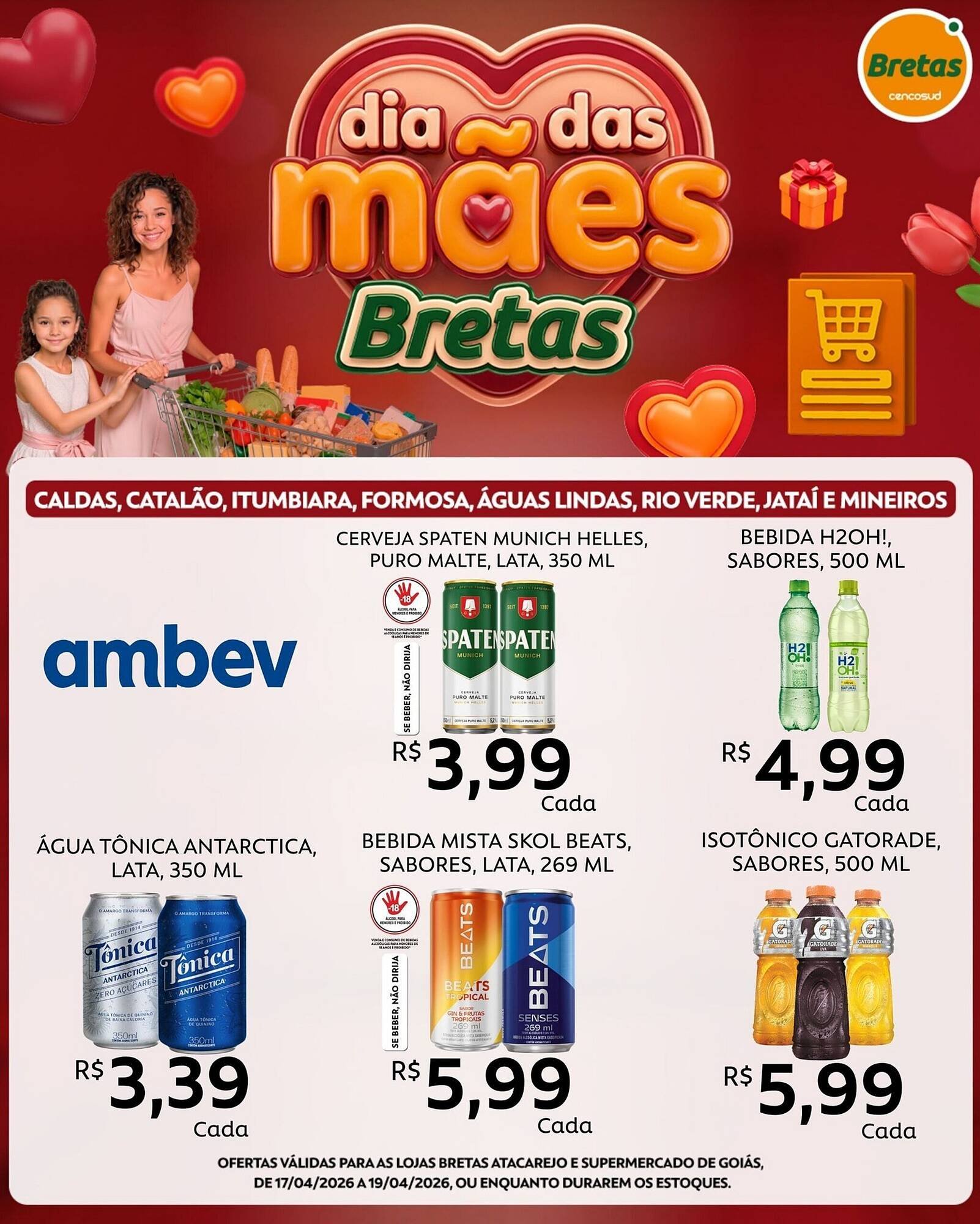 Catálogo Supermercados Bretas (2026-04-17 - 2026-04-19)