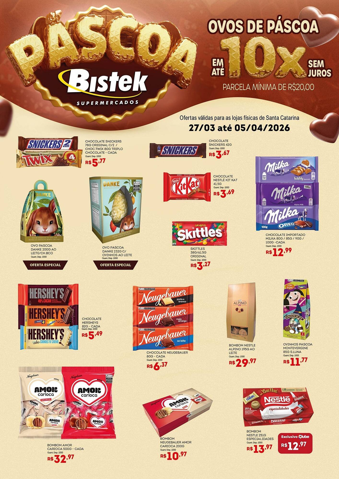 Encarte Bistek Supermercados (2026-03-27 - 2026-04-05)