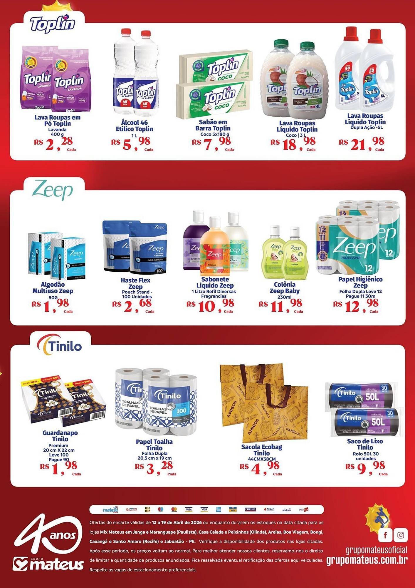Catálogo Supermercados Mateus (2026-04-15 - 2026-04-19)
