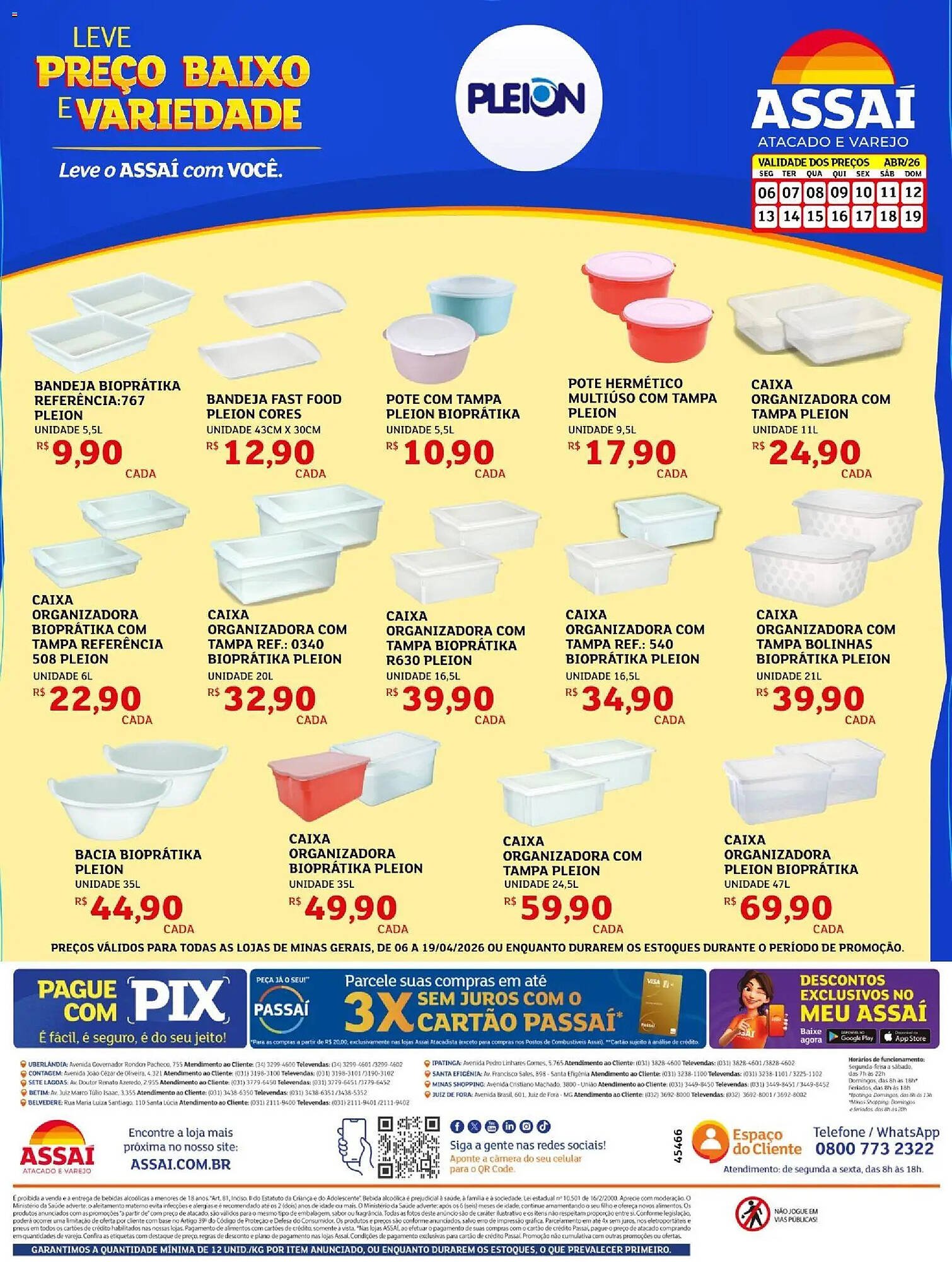 Encarte Assaí Atacadista (2026-04-06 - 2026-04-19)