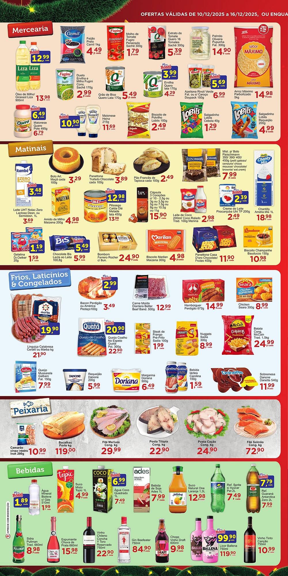 Folheto Rossi Supermercado (2025-12-10 - 2025-12-16)