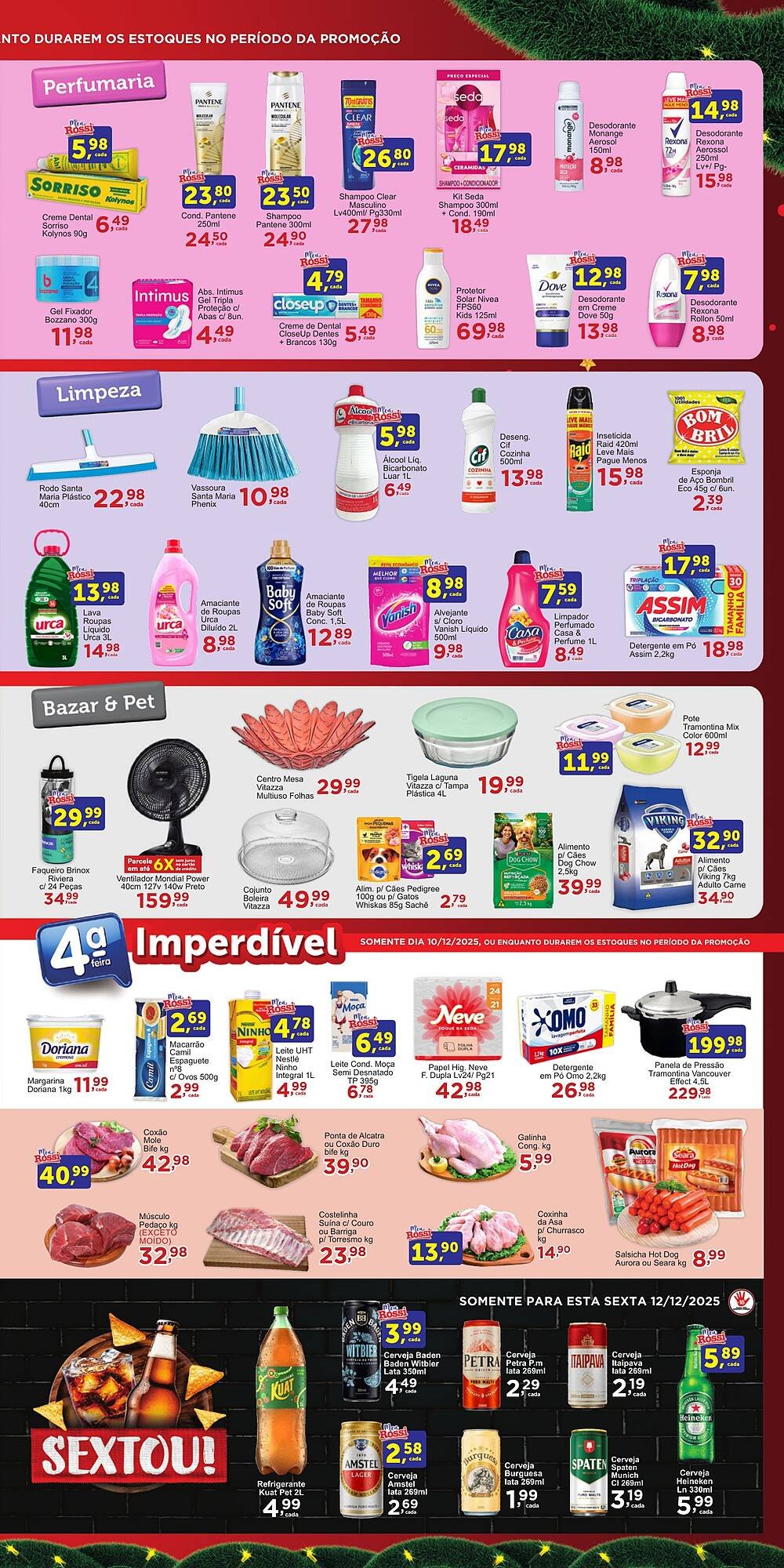 Folheto Rossi Supermercado (2025-12-10 - 2025-12-16)