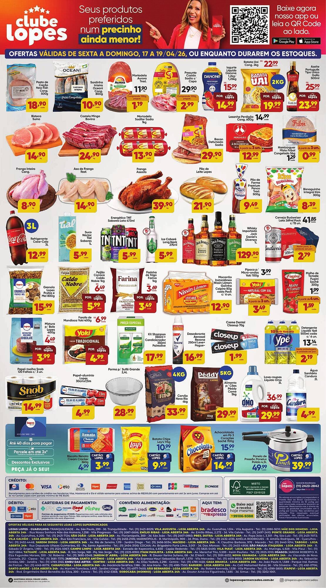 Folheto Lopes Supermercados (2026-04-17 - 2026-04-19)