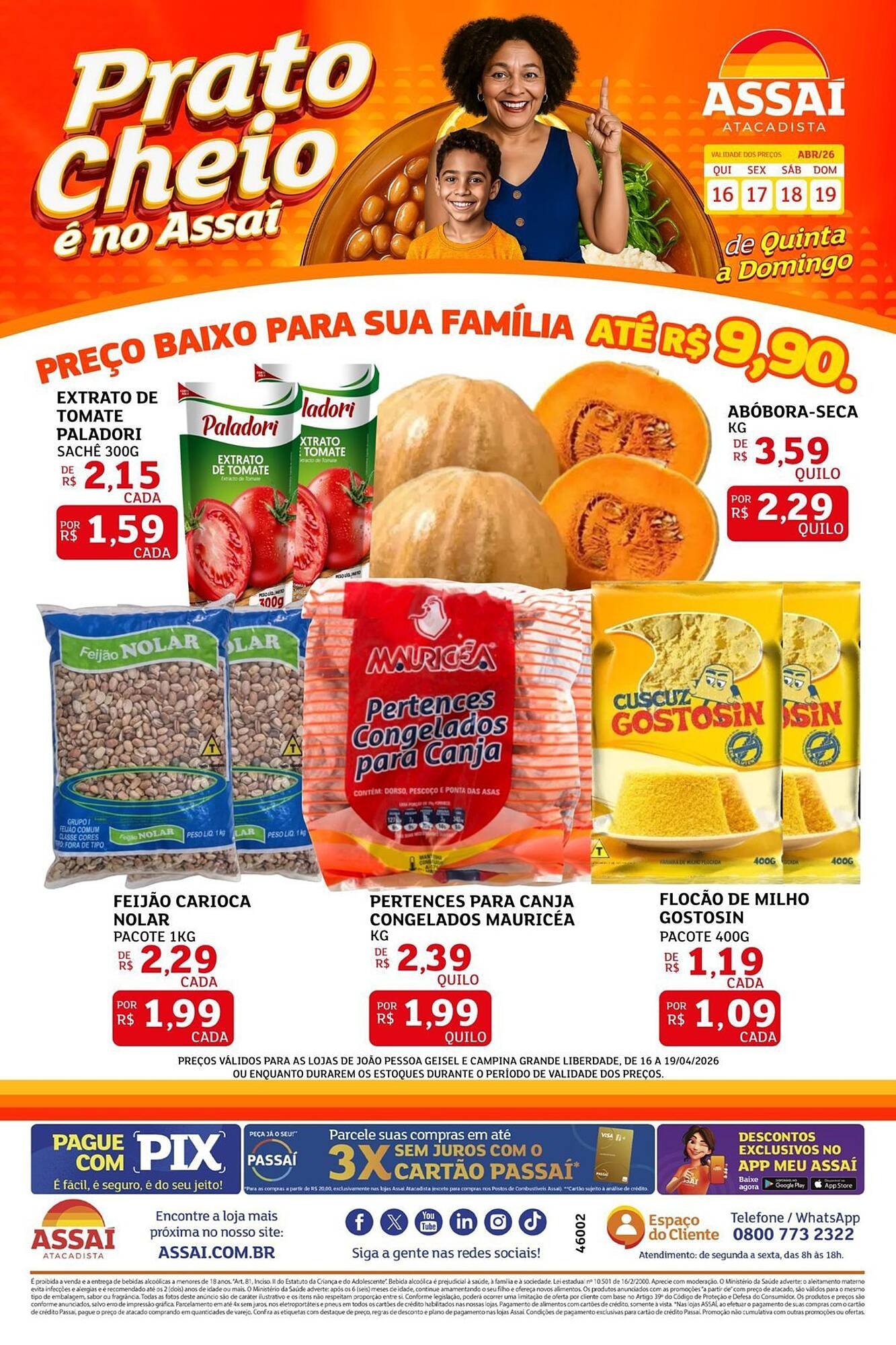 Encarte Assaí Atacadista (2026-04-16 - 2026-04-19)