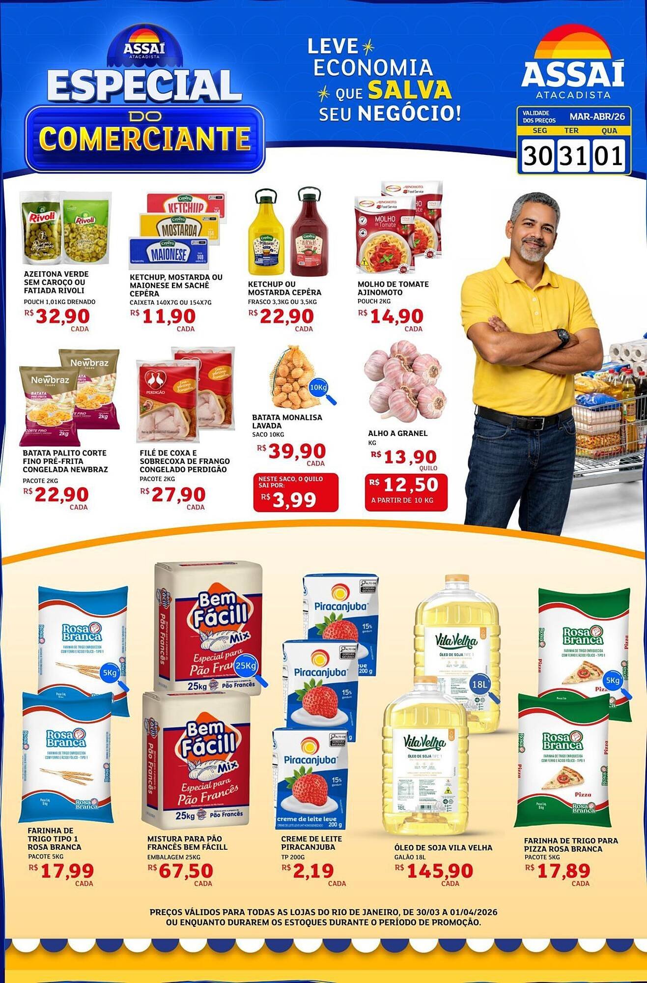 Encarte Assaí Atacadista (2026-03-30 - 2026-04-01)