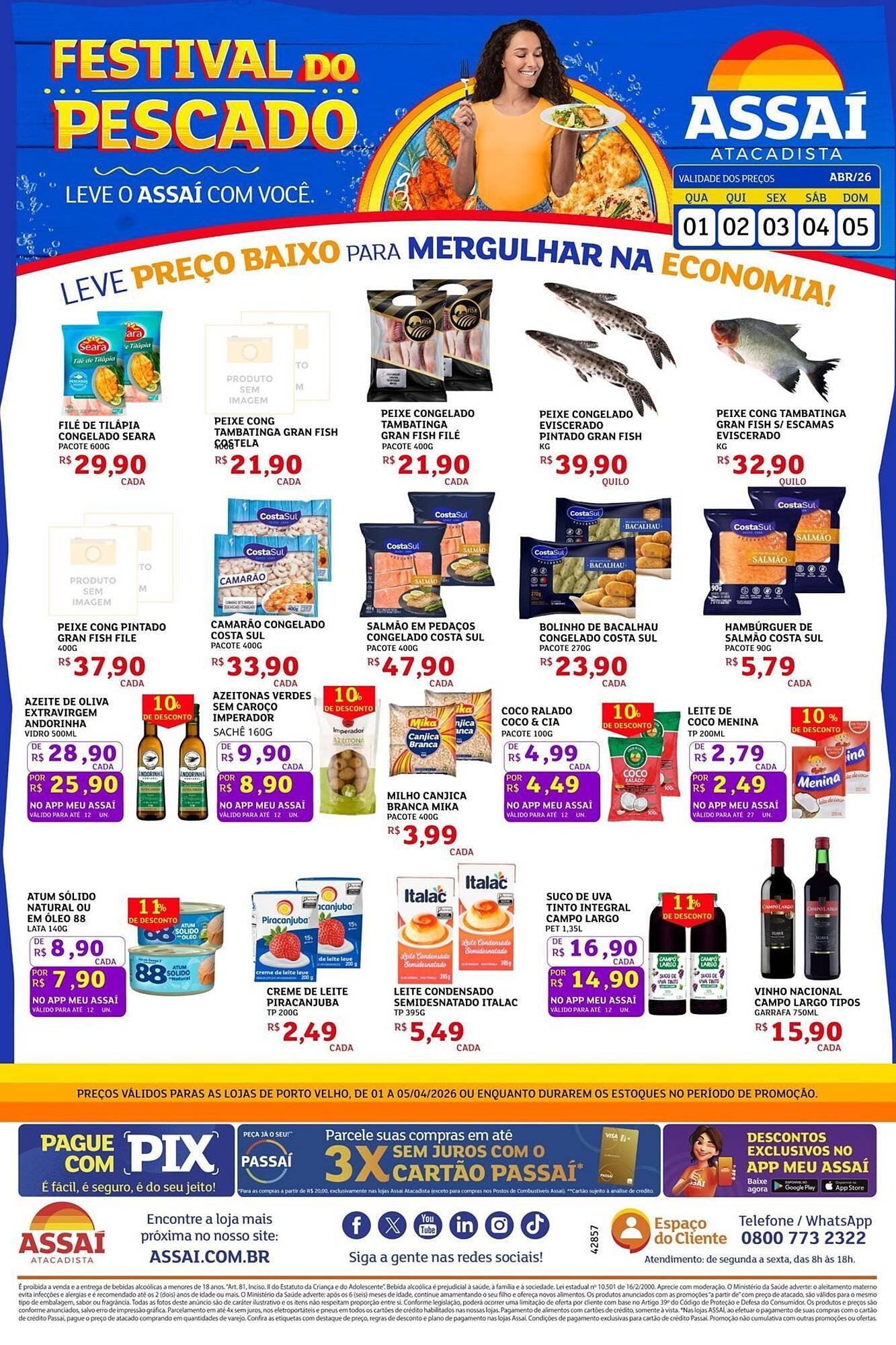 Encarte Assaí Atacadista (2026-04-01 - 2026-04-05)