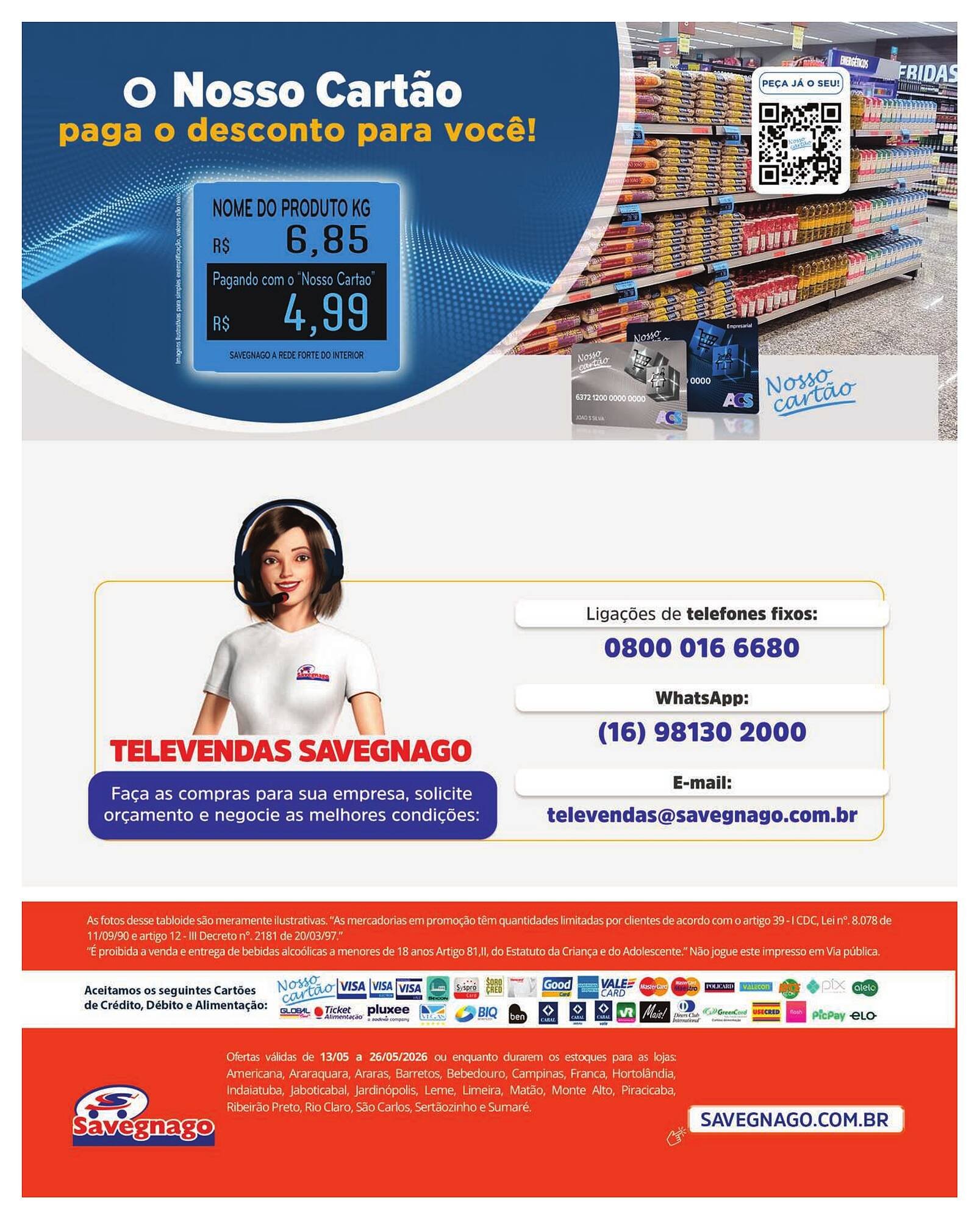 Catálogo Supermercados Savegnago (2026-05-13 - 2026-05-26)