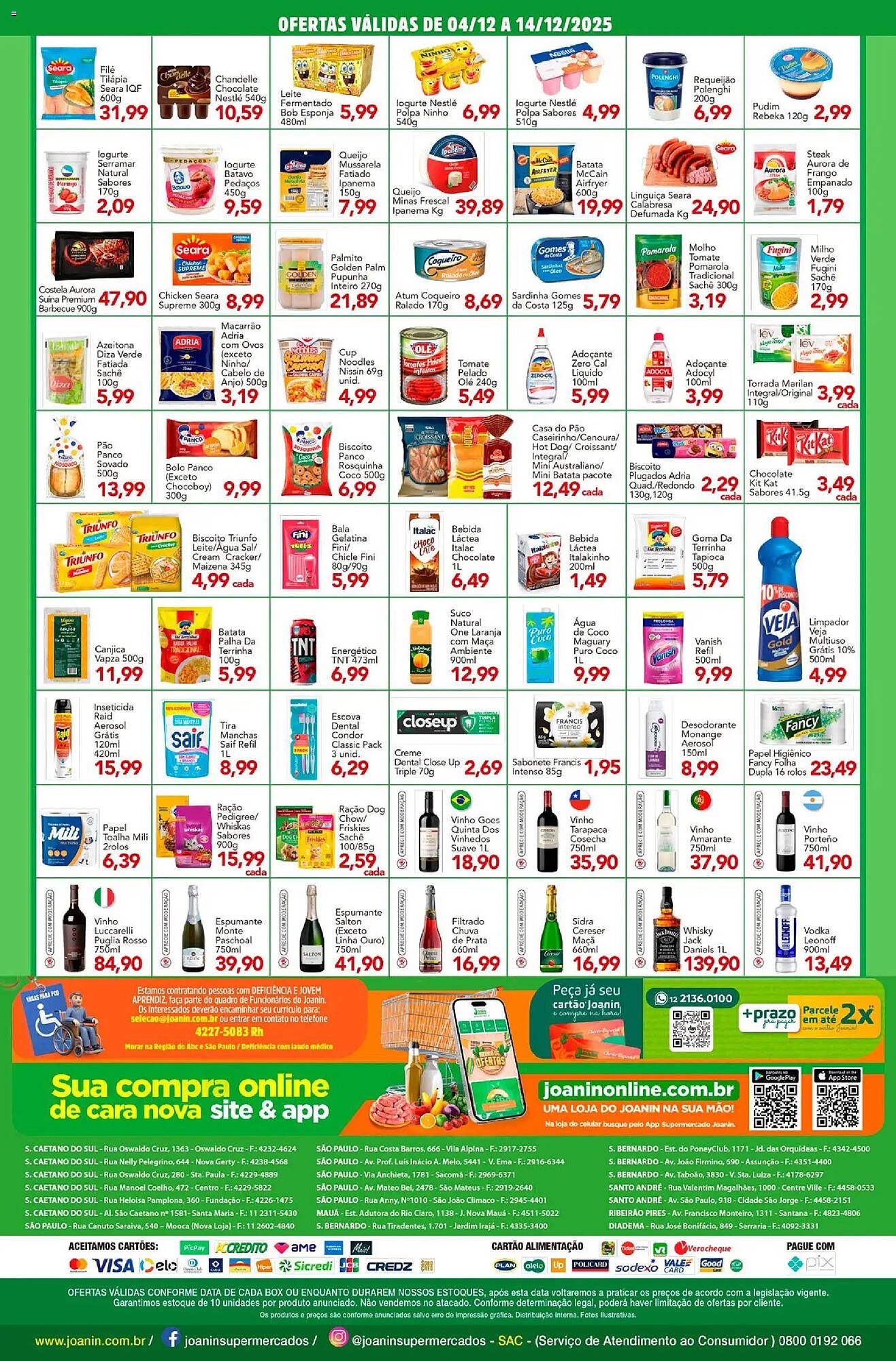 Catálogo Supermercados Joanin (2025-12-04 - 2025-12-14)