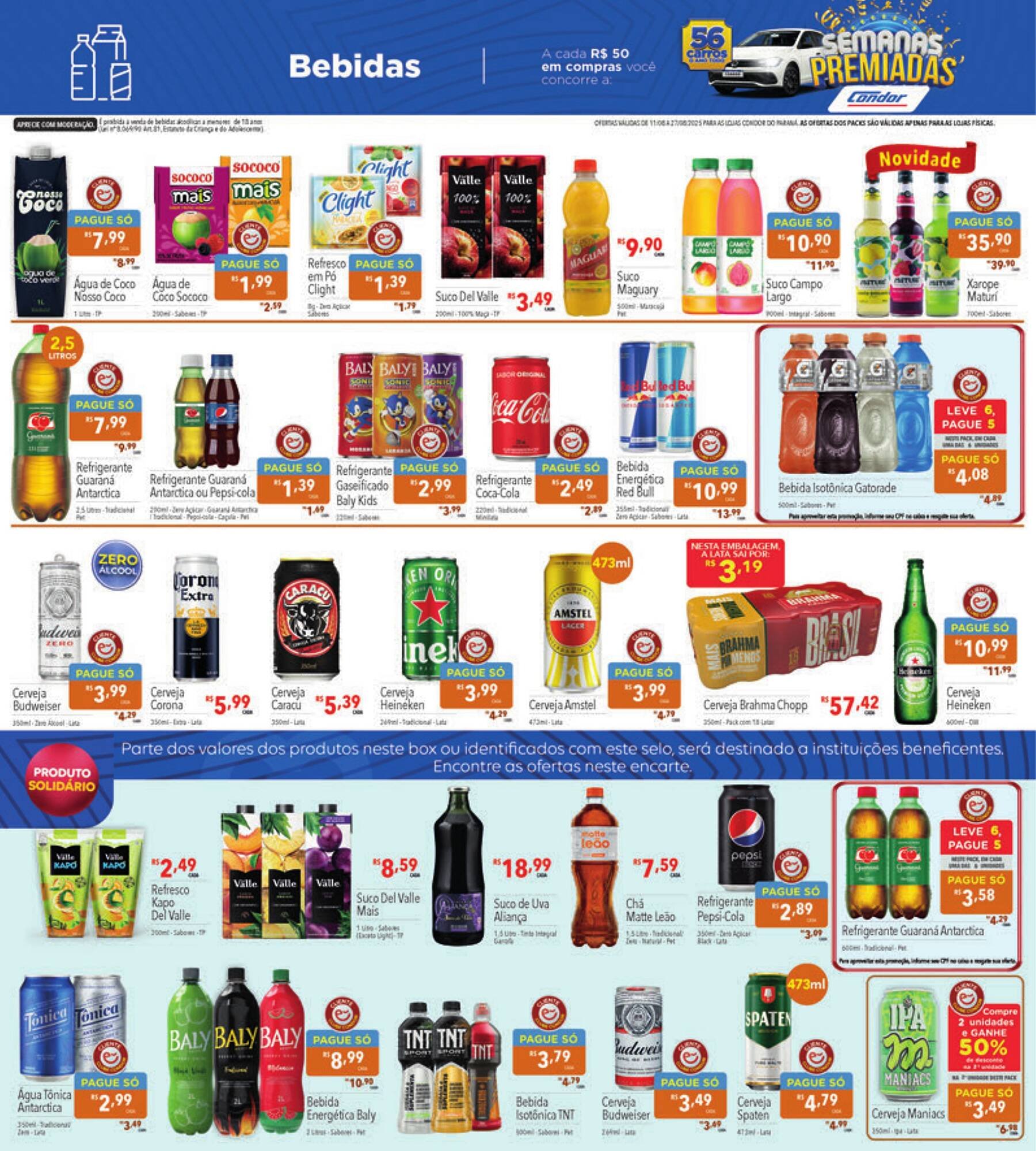 Catálogo Supermercados Condor (2025-08-11 - 2025-08-27)