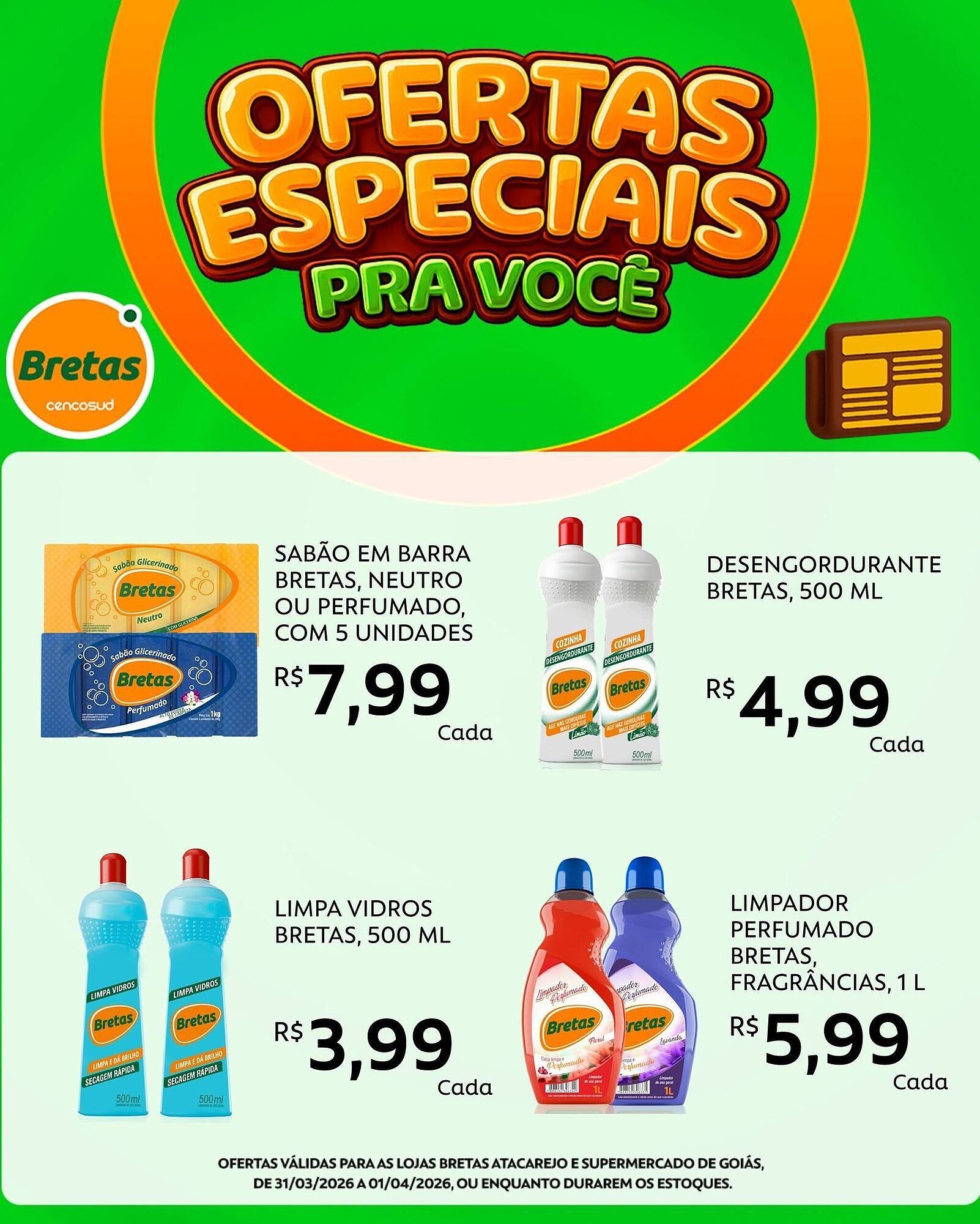 Catálogo Supermercados Bretas (2026-03-31 - 2026-04-01)