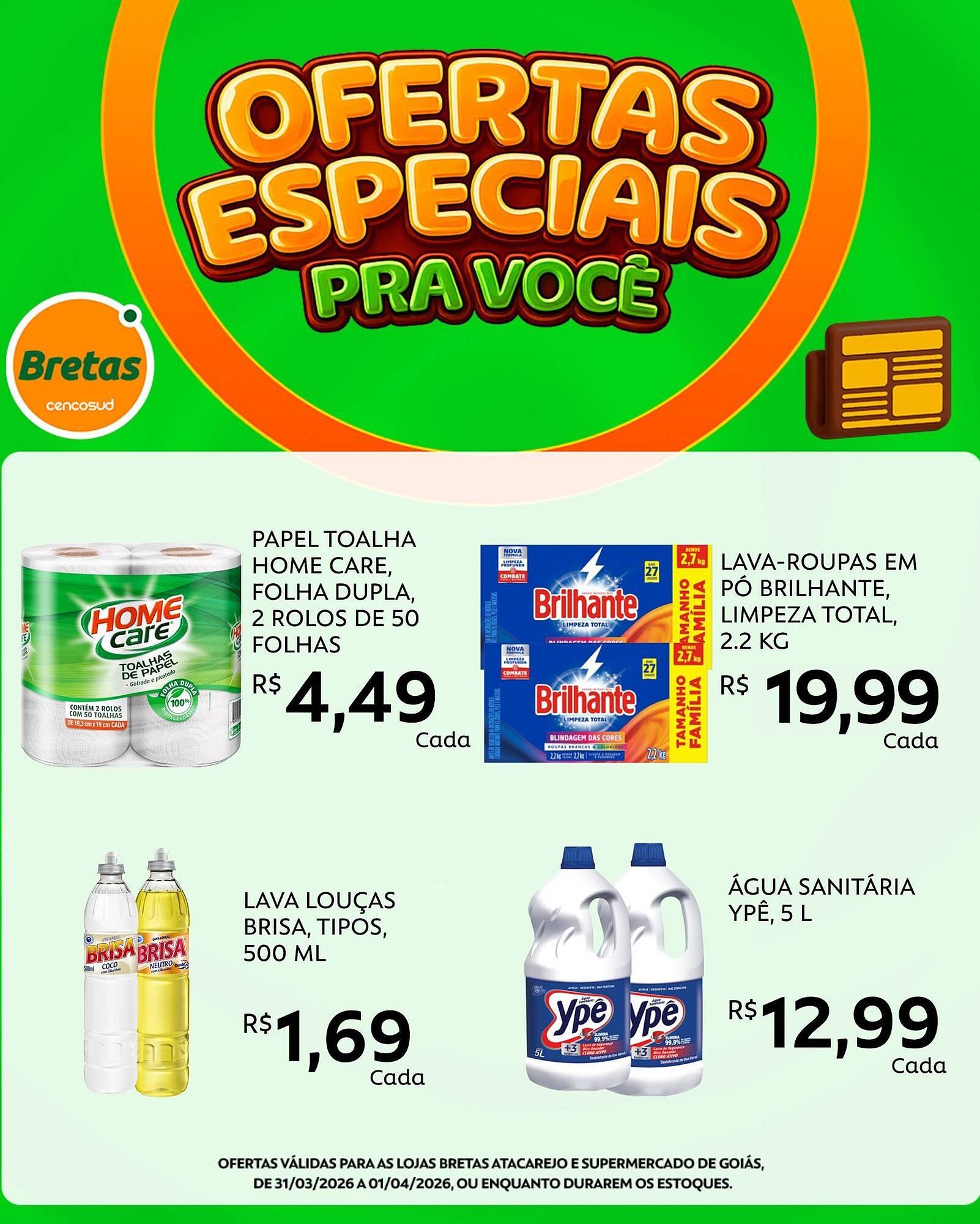 Catálogo Supermercados Bretas (2026-03-31 - 2026-04-01)