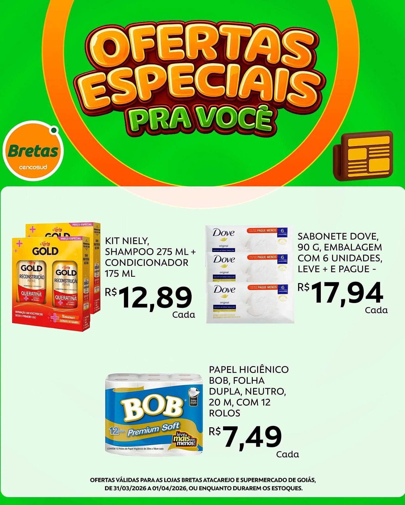 Catálogo Supermercados Bretas (2026-03-31 - 2026-04-01)