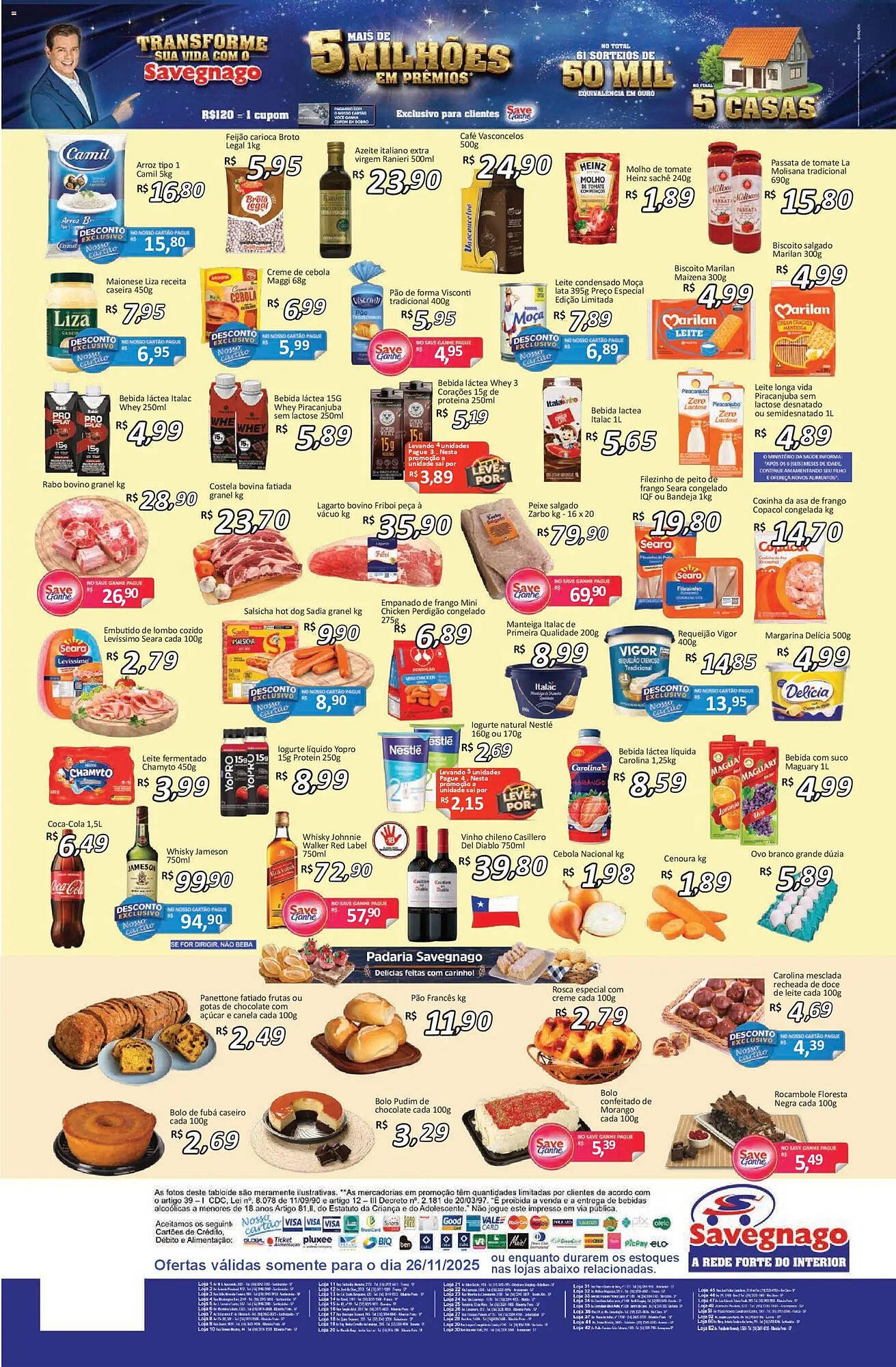 Catálogo Supermercados Savegnago (2025-11-26 - 2025-11-27)