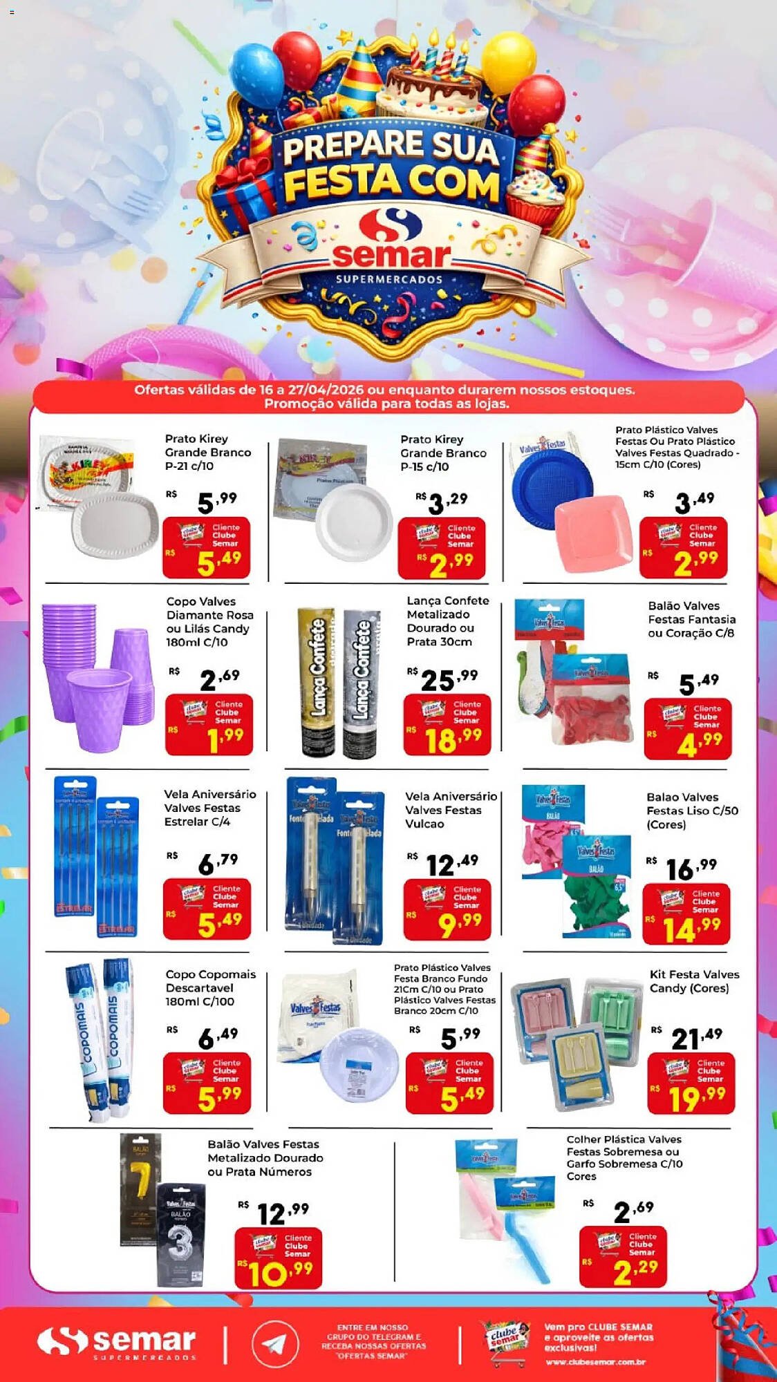 Folheto Semar Supermercado (2026-04-16 - 2026-04-27)