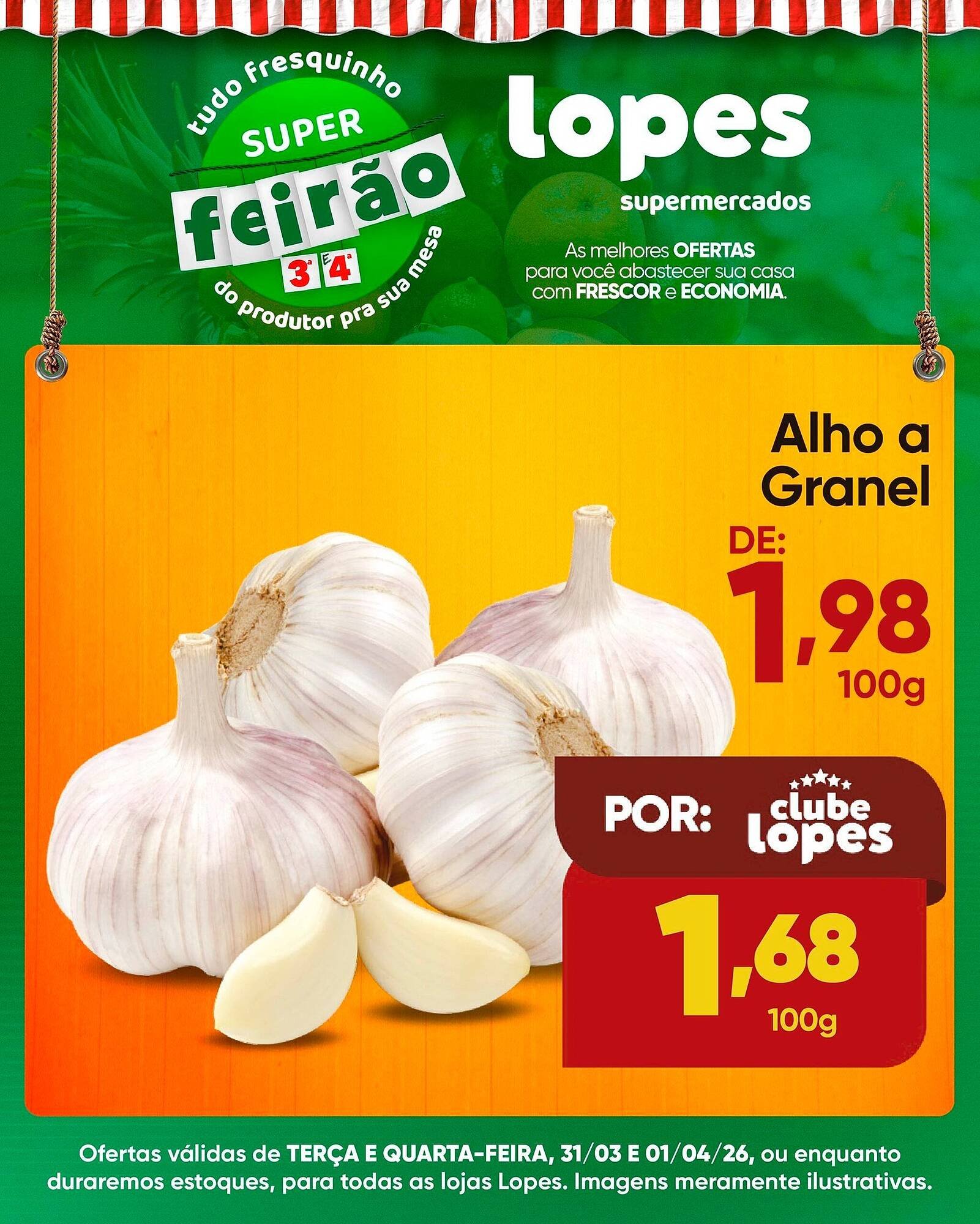 Folheto Lopes Supermercados (2026-03-31 - 2026-04-01)