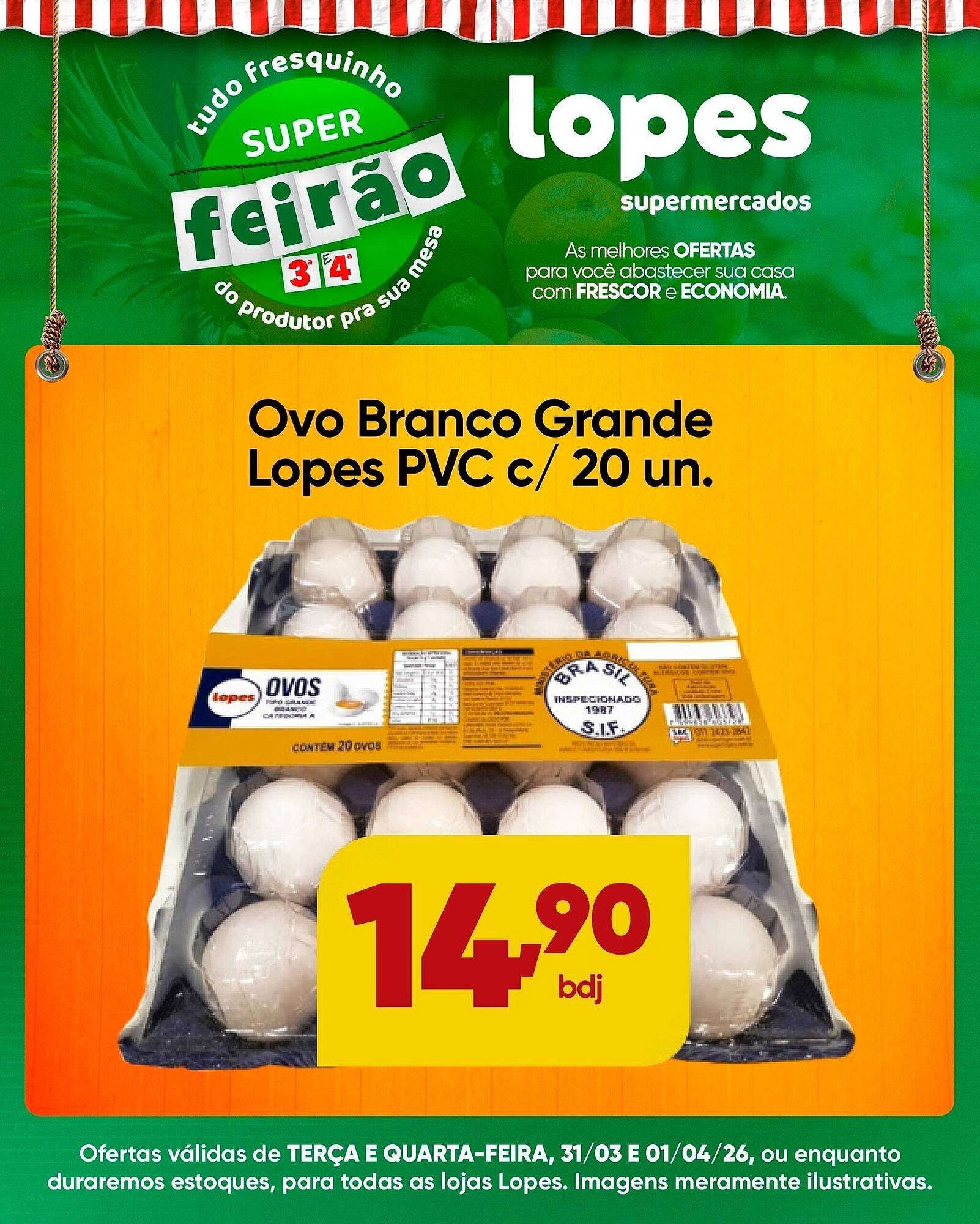 Folheto Lopes Supermercados (2026-03-31 - 2026-04-01)