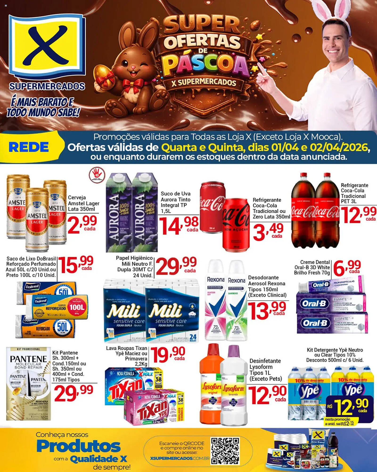 Folheto X Supermercados (2026-04-01 - 2026-04-03)