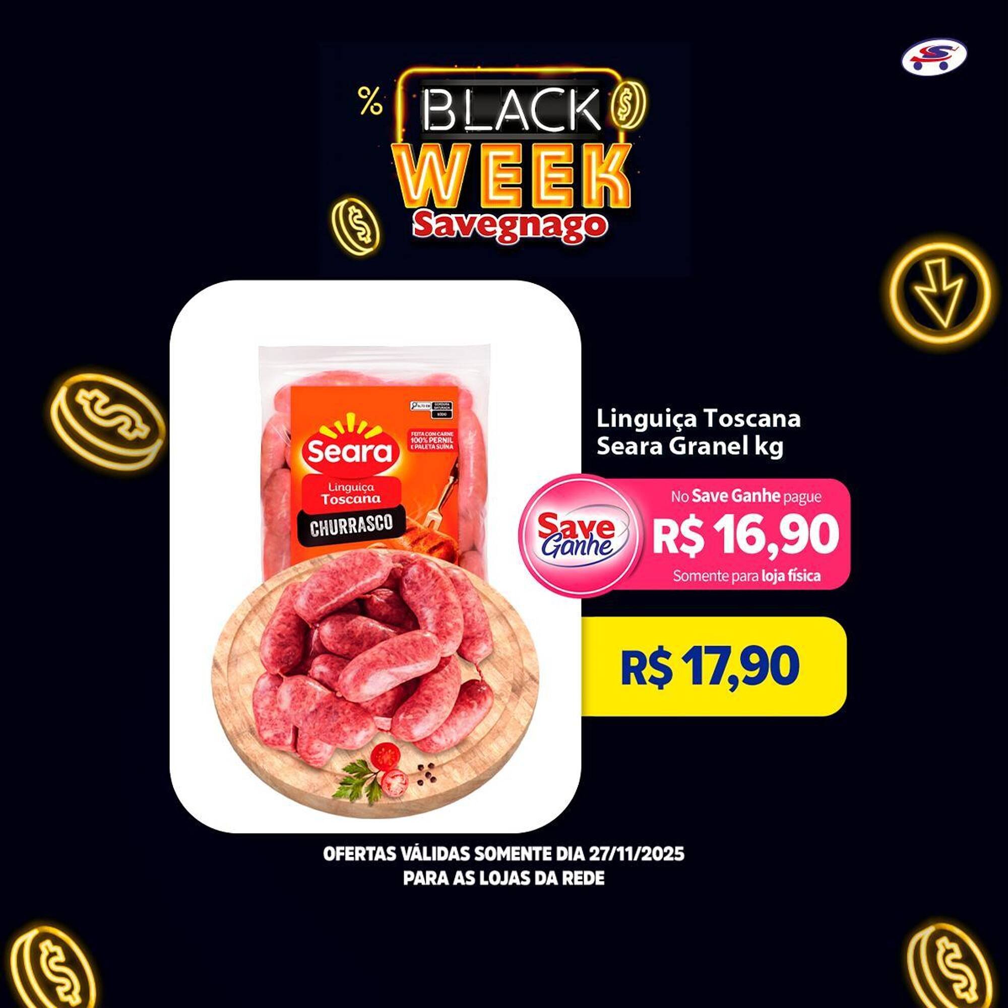 Catálogo Supermercados Savegnago (2025-11-27 - 2025-11-27)