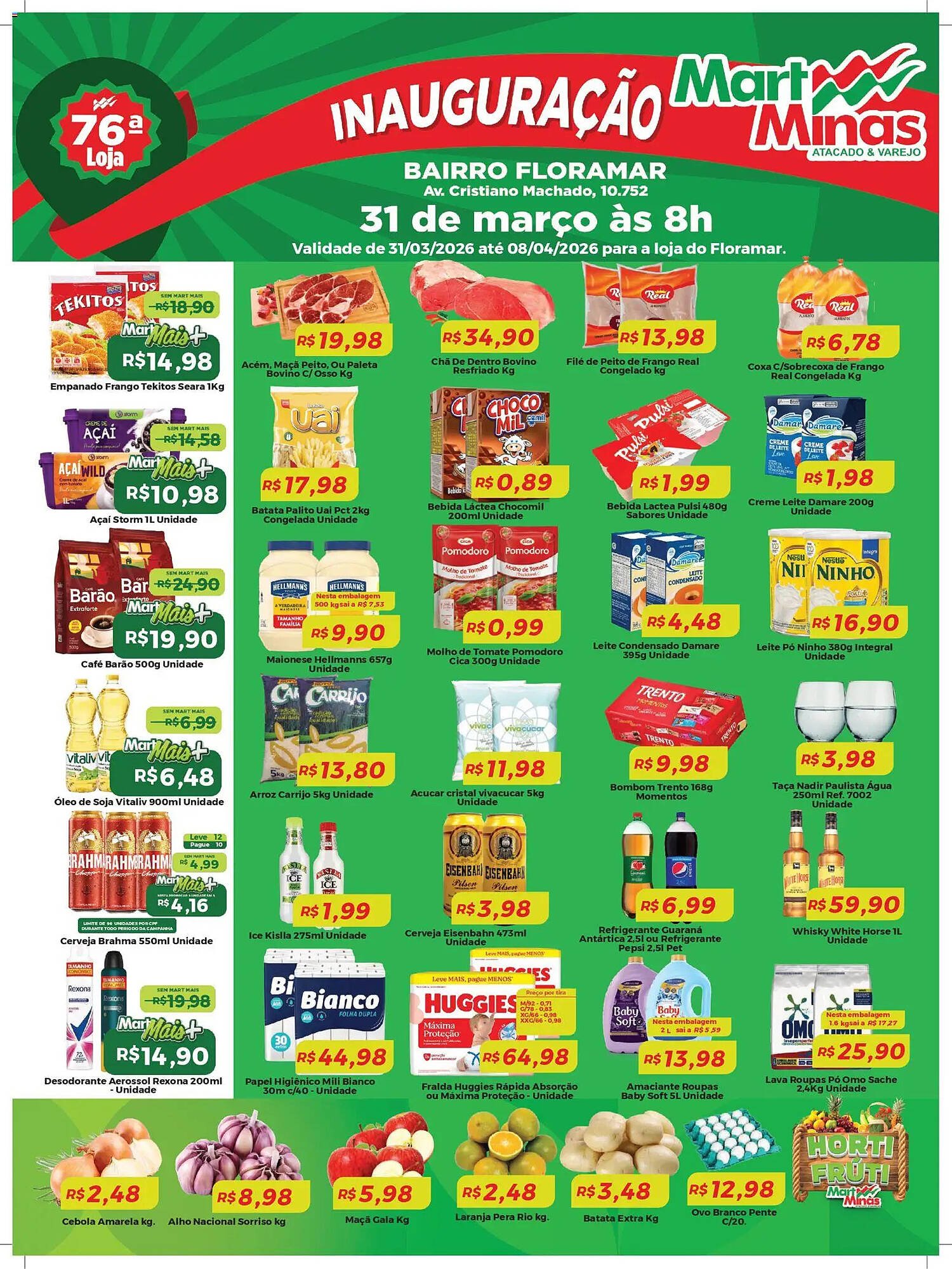Folheto Mart Minas (2026-03-31 - 2026-04-08)