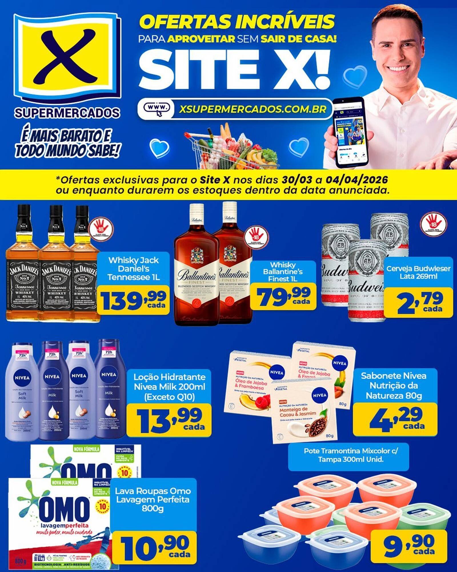 Folheto X Supermercados (2026-03-30 - 2026-04-04)