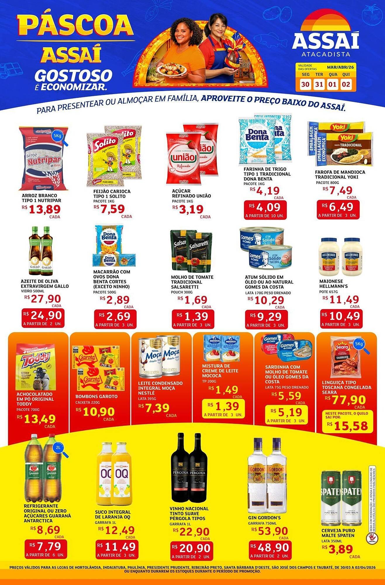 Encarte Assaí Atacadista (2026-03-30 - 2026-04-02)