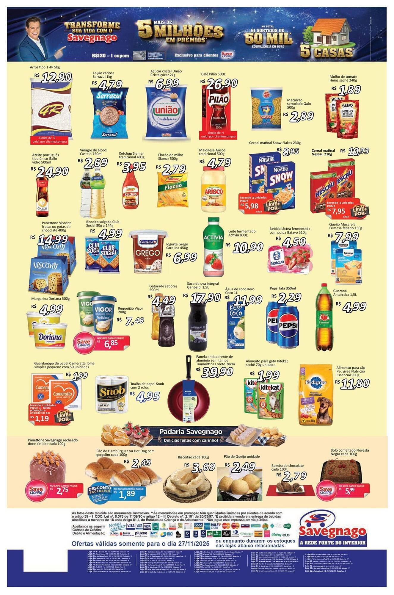 Catálogo Supermercados Savegnago (2025-11-27 - 2025-11-27)