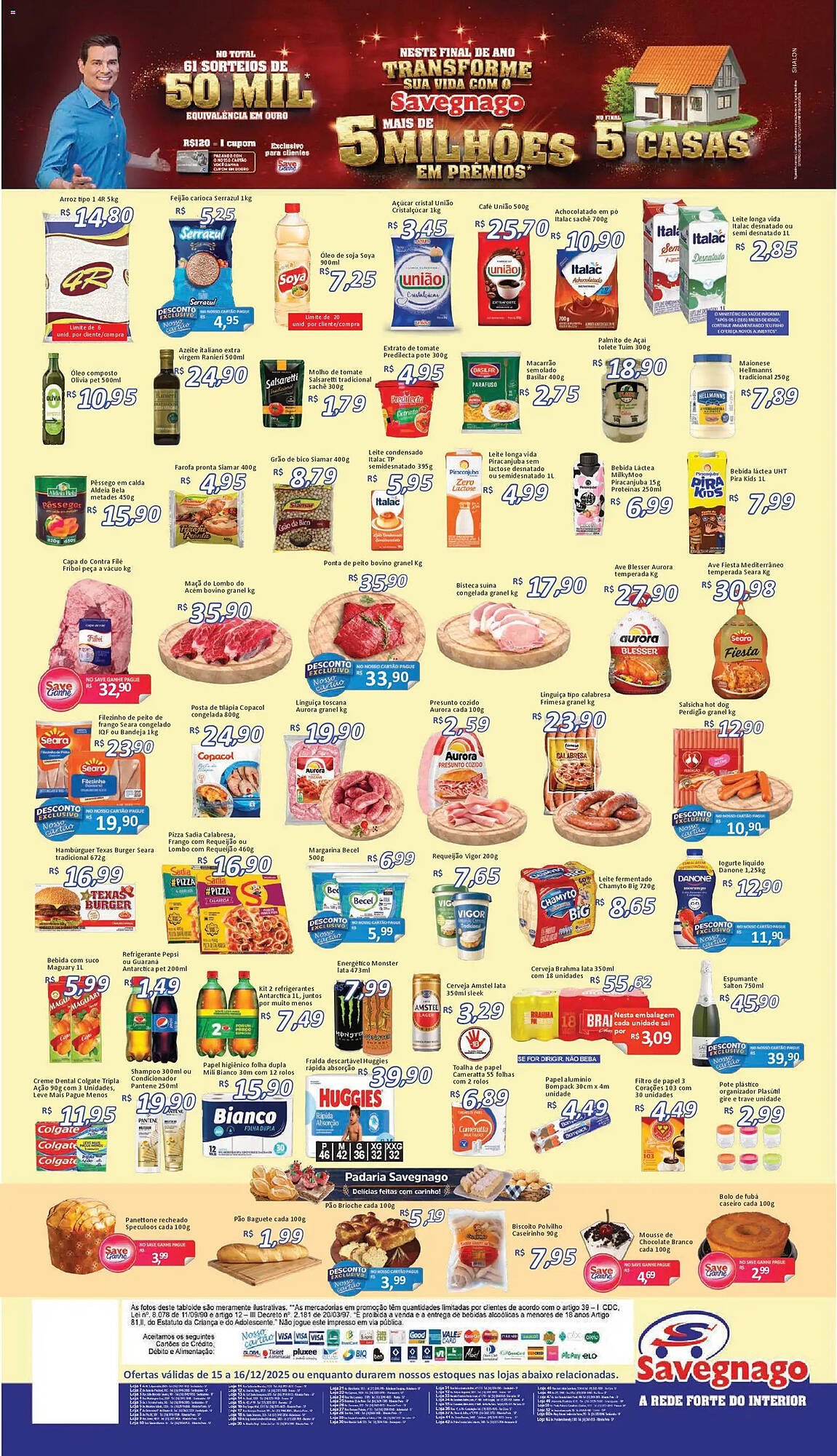 Catálogo Supermercados Savegnago (2025-12-15 - 2025-12-16)