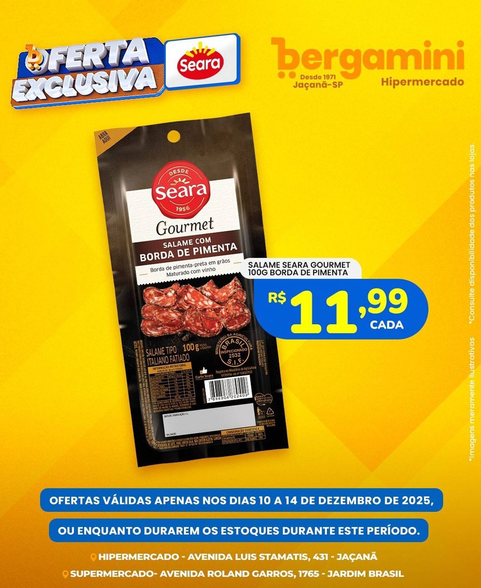 Catálogo Supermercado Bergamini (2025-12-10 - 2025-12-14)