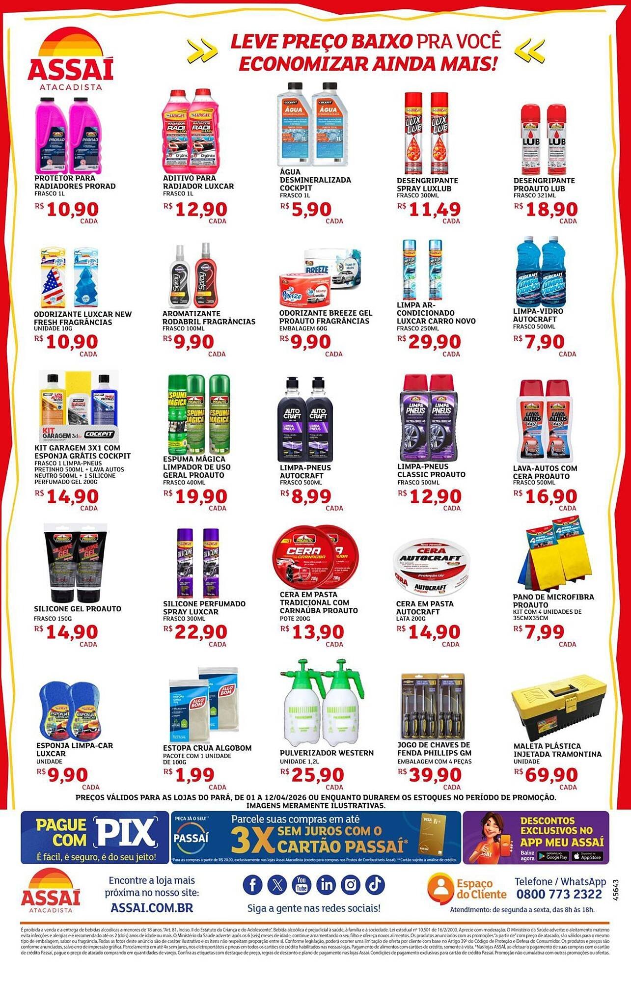 Encarte Assaí Atacadista (2026-04-01 - 2026-04-12)