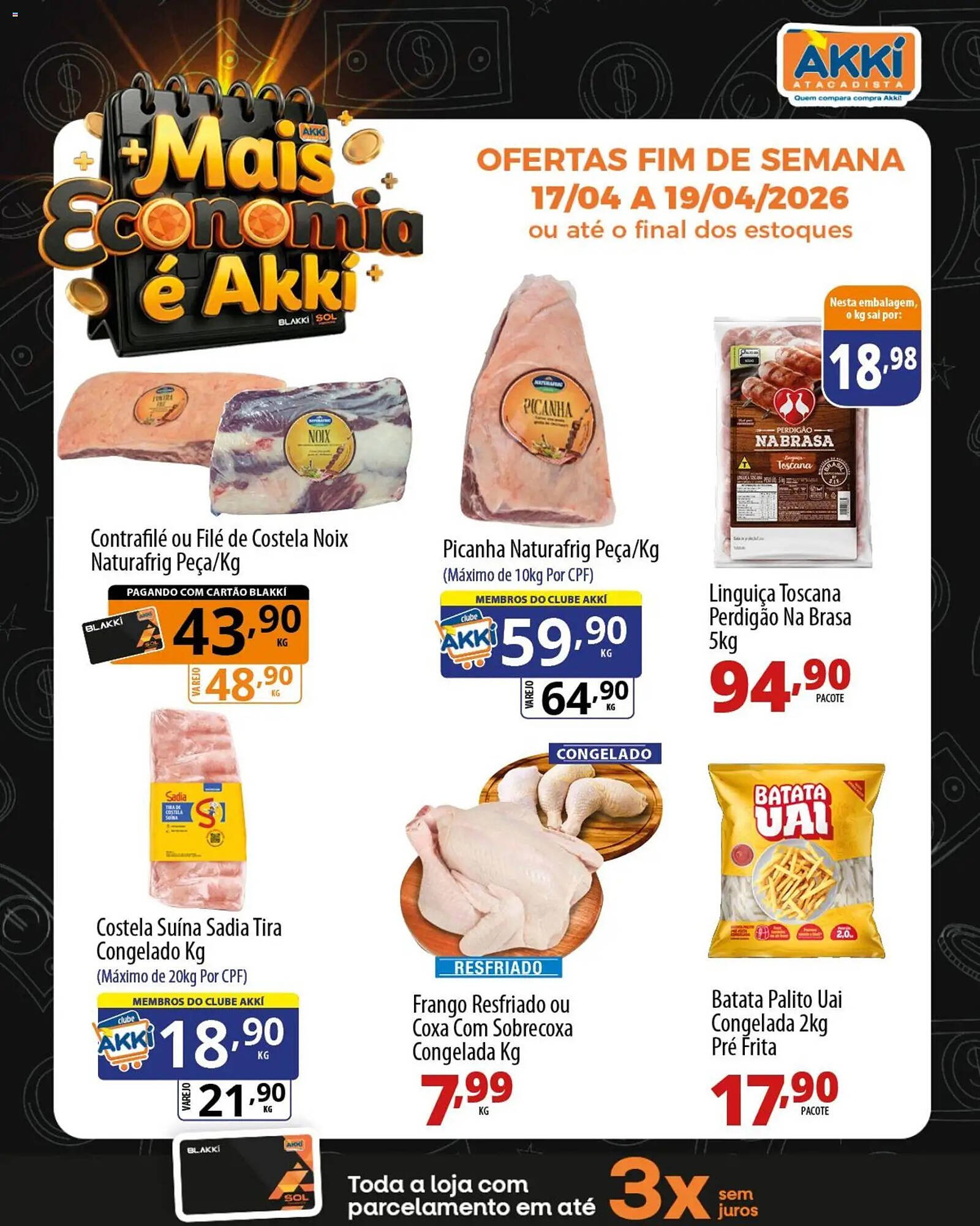 Folheto Akki Atacadista (2026-04-17 - 2026-04-19)
