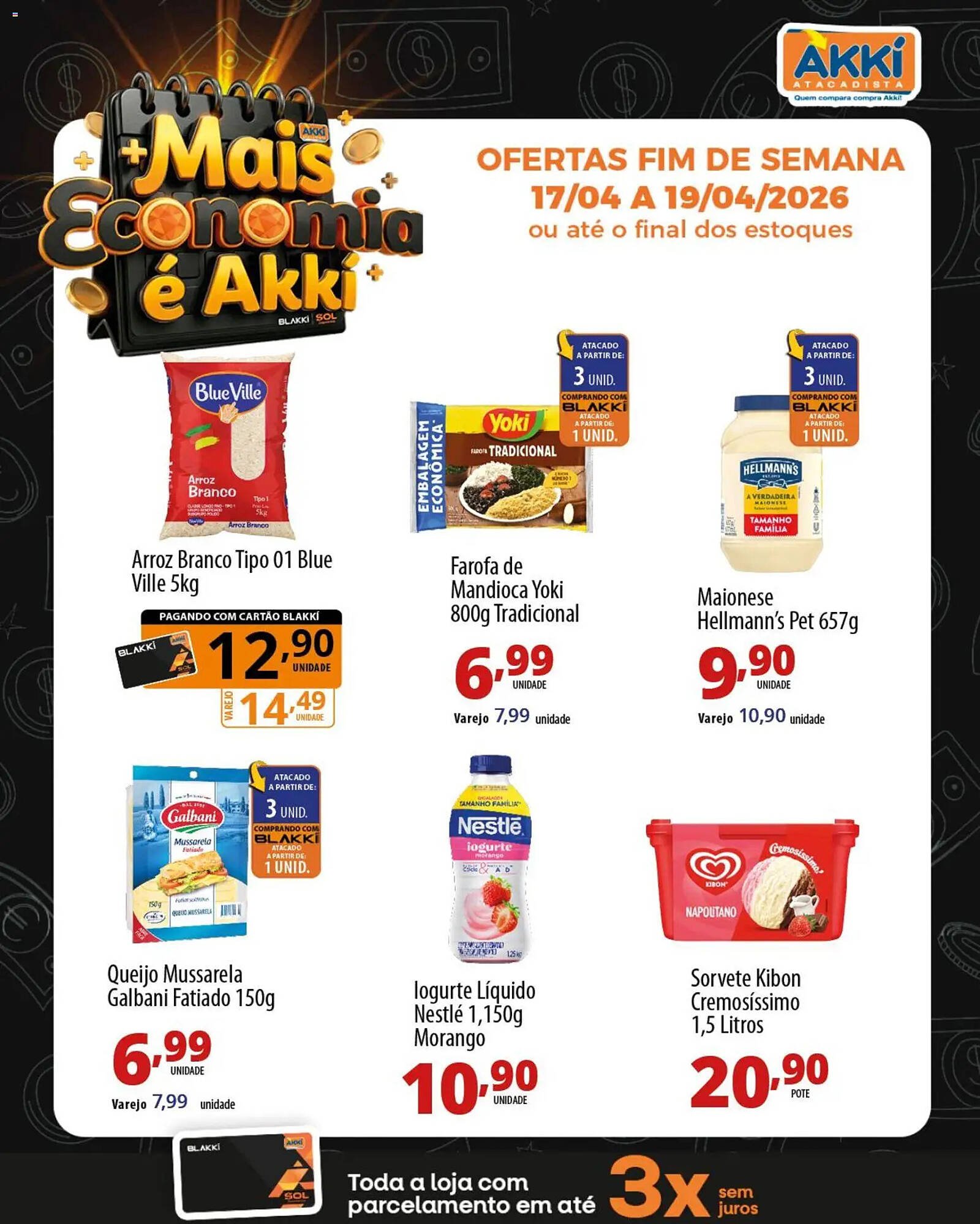 Folheto Akki Atacadista (2026-04-17 - 2026-04-19)