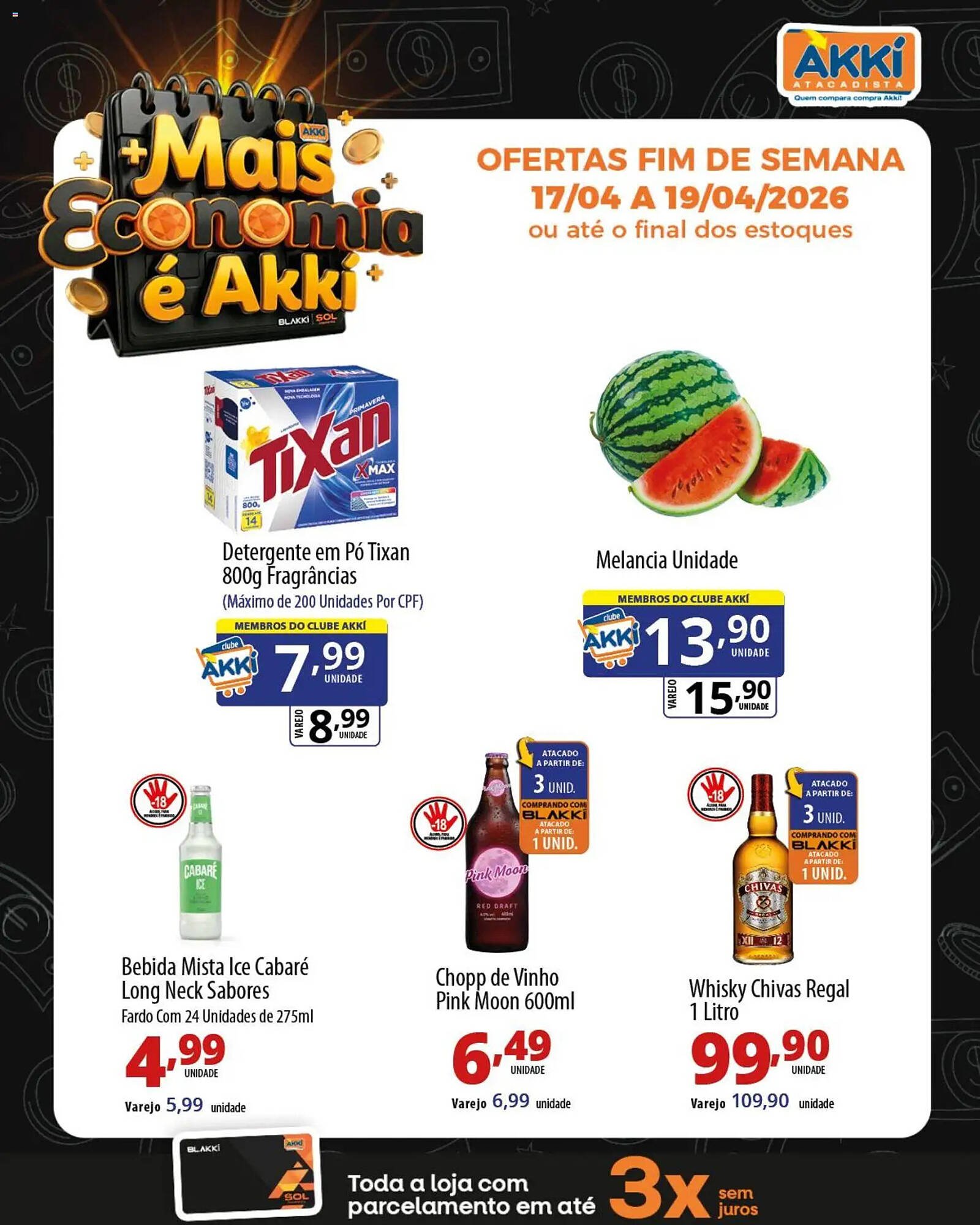 Folheto Akki Atacadista (2026-04-17 - 2026-04-19)