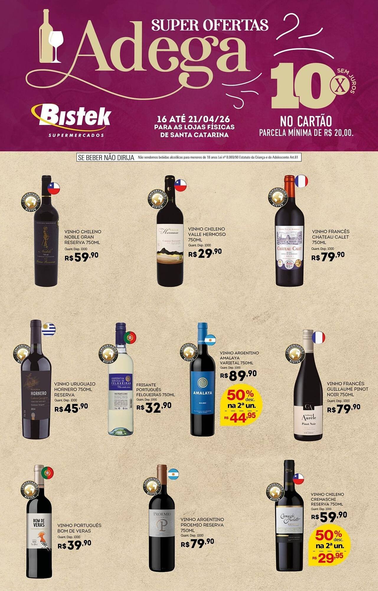 Encarte Bistek Supermercados (2026-04-16 - 2026-04-21)