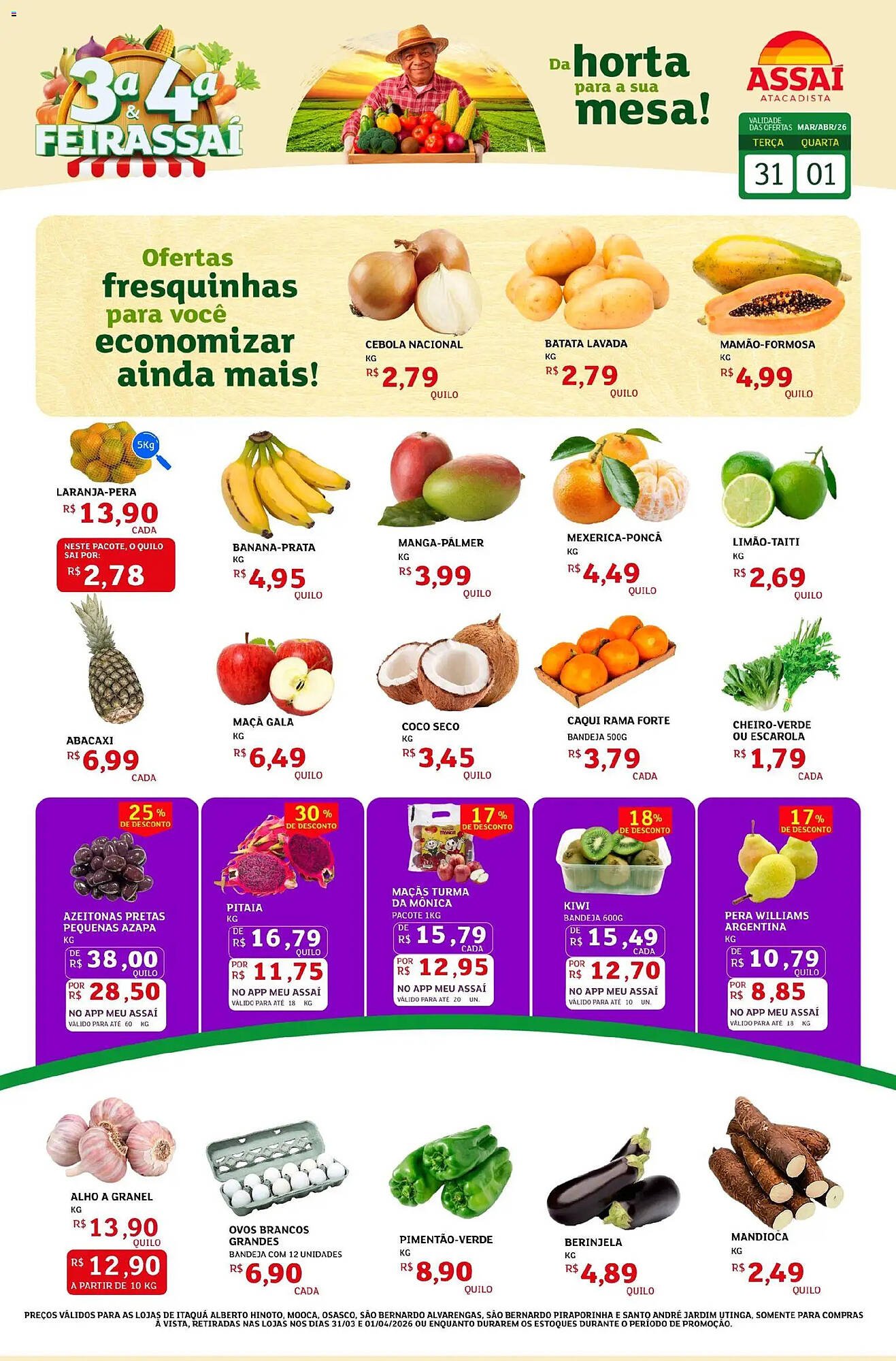 Encarte Assaí Atacadista (2026-03-31 - 2026-04-01)