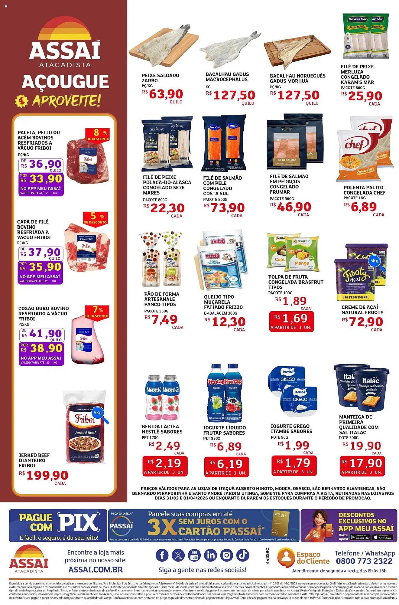 Encarte Assaí Atacadista (2026-03-31 - 2026-04-01)