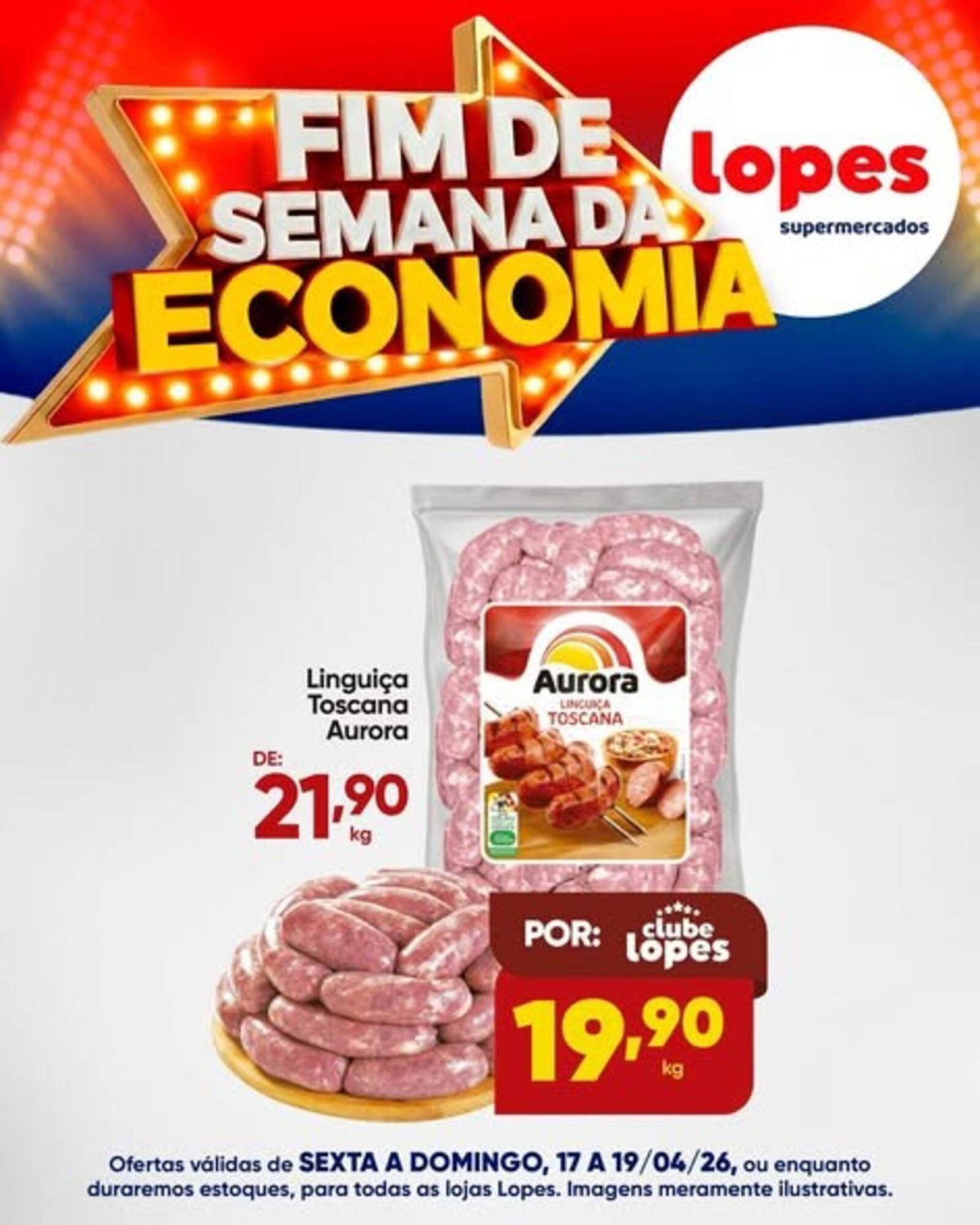Folheto Lopes Supermercados (2026-04-17 - 2026-04-19)